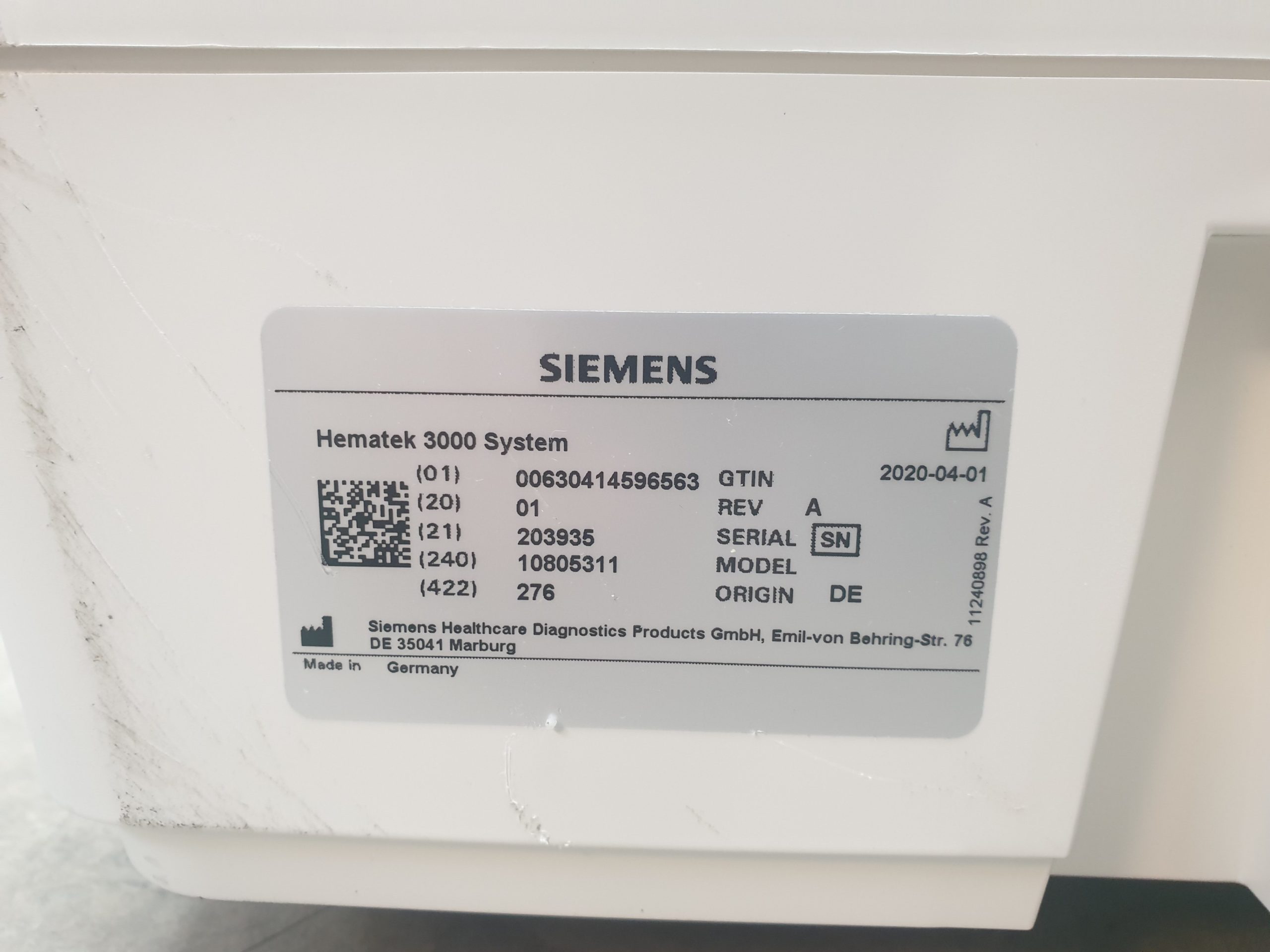 Siemens Hematek 3000 Slider Stainer System thumbnail 4