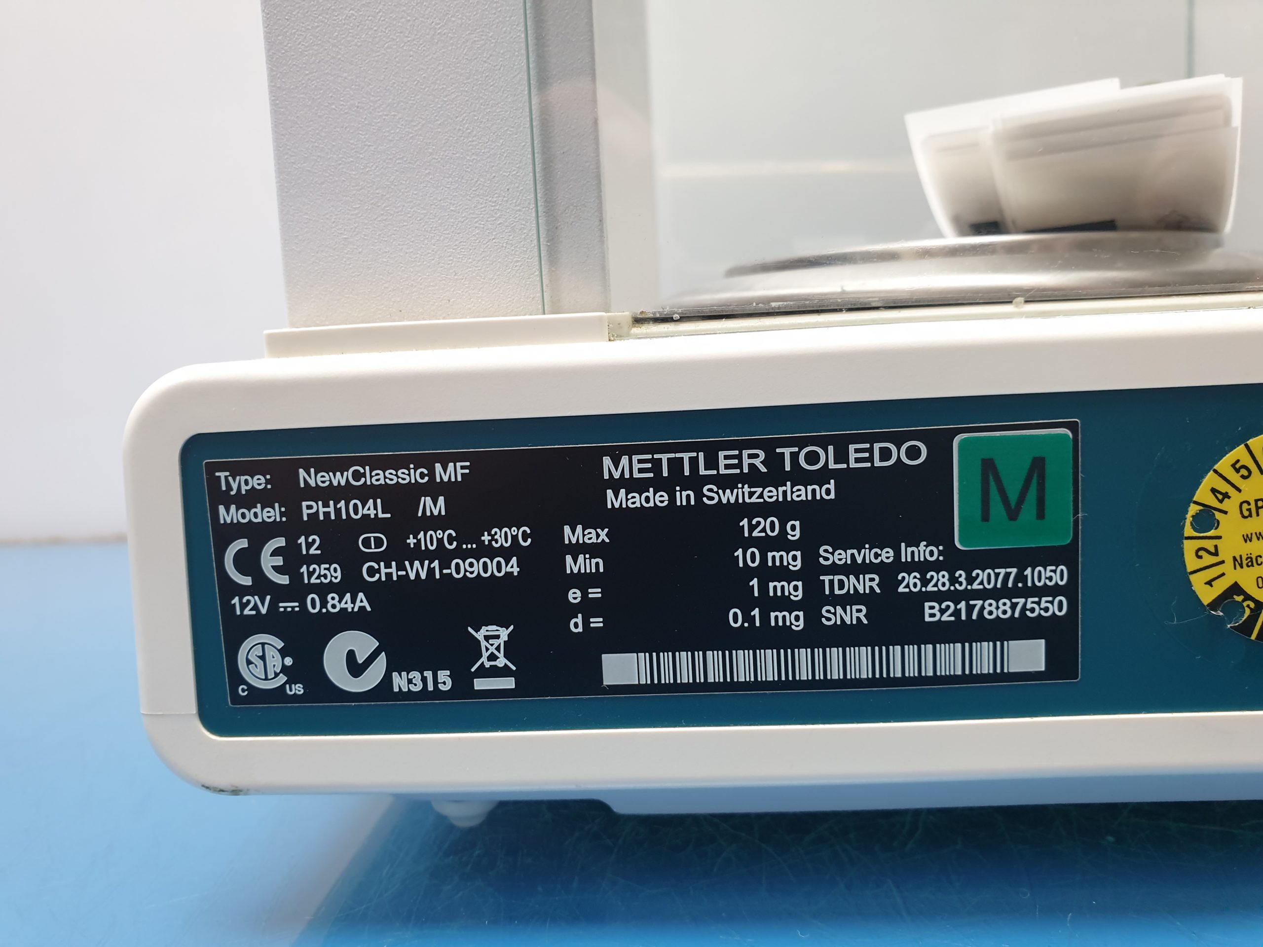 Mettler Toledo AB 184-A3 Laborwaage thumbnail 6
