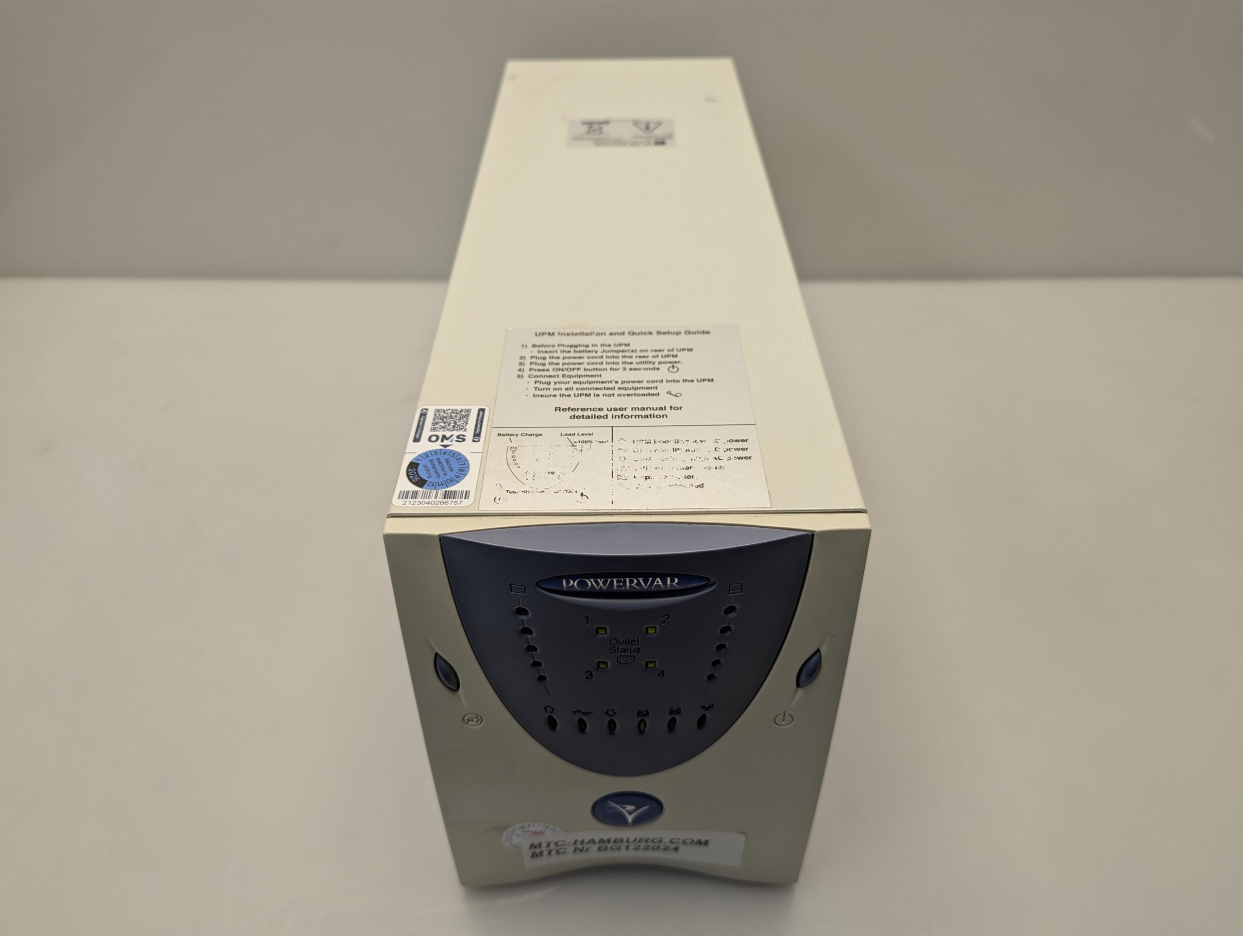 UPS Powervar ABCE600-22 600VA 420W-USC – 2550 -E300 — image 1 of 7