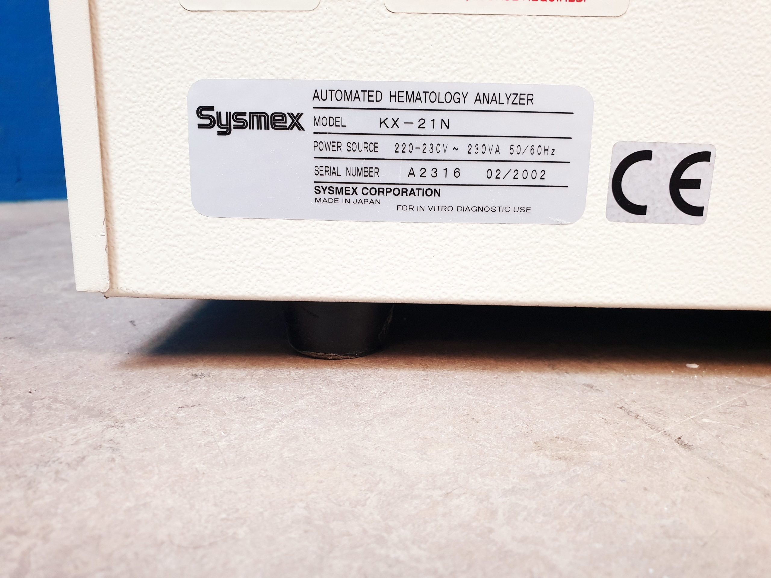 Sysmex KX-21N Automatischer Hämatologie-Analysator thumbnail 7