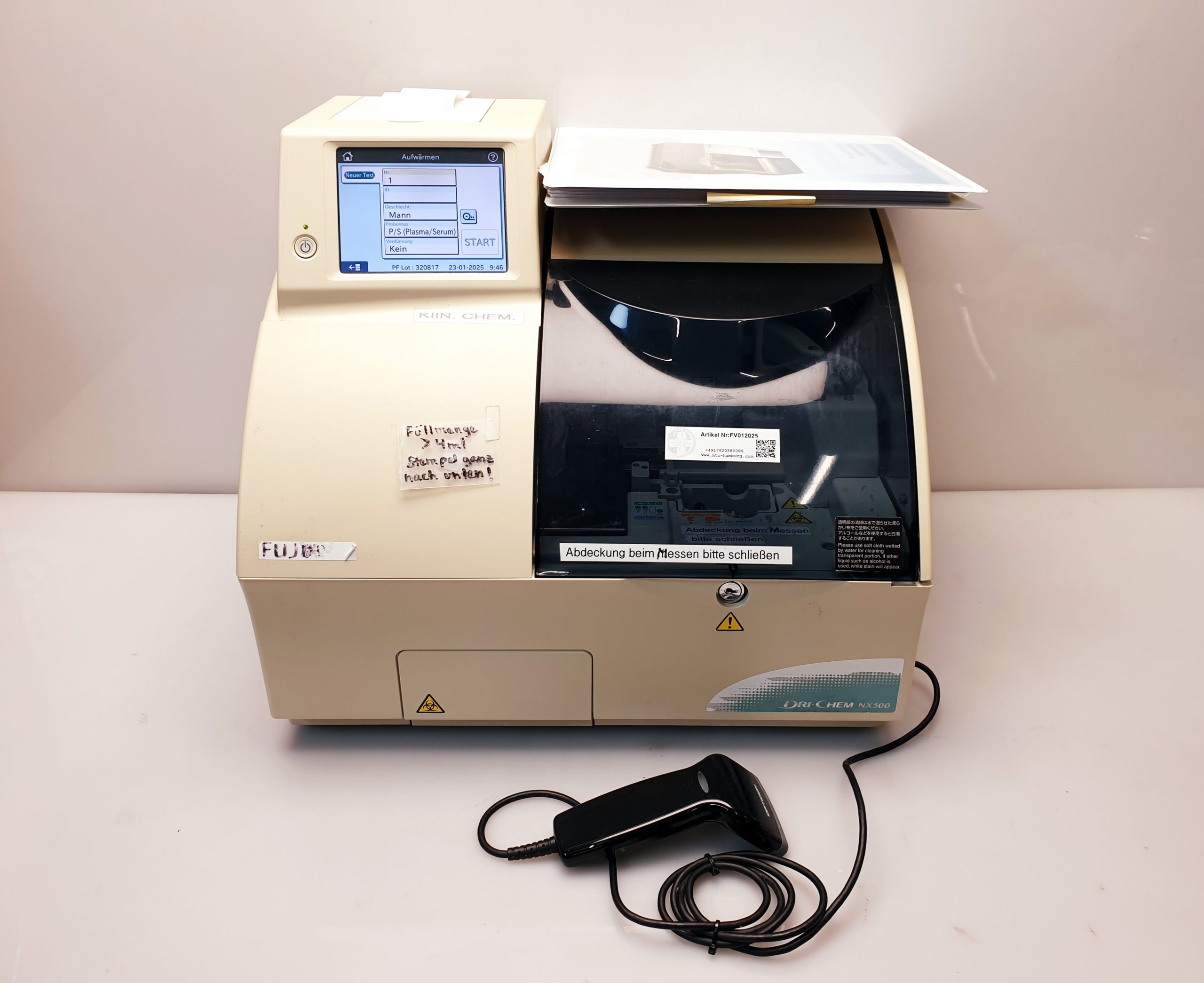 FujiFilm DRI-CHEM NX500 automatisches Analysegerät thumbnail 3