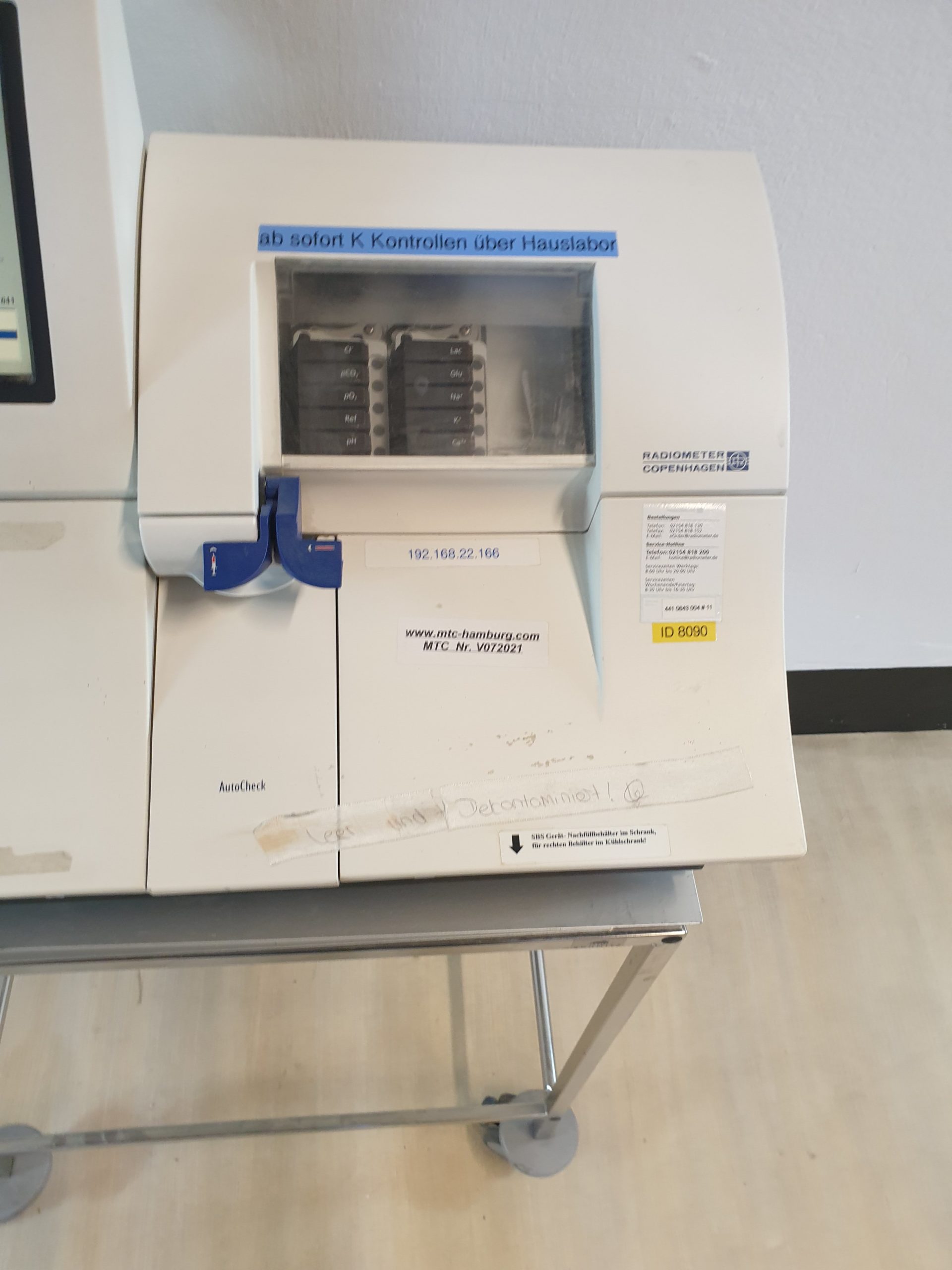 Radiometer ABL 700 // ABL700 Blutgasanalysegerät thumbnail 3