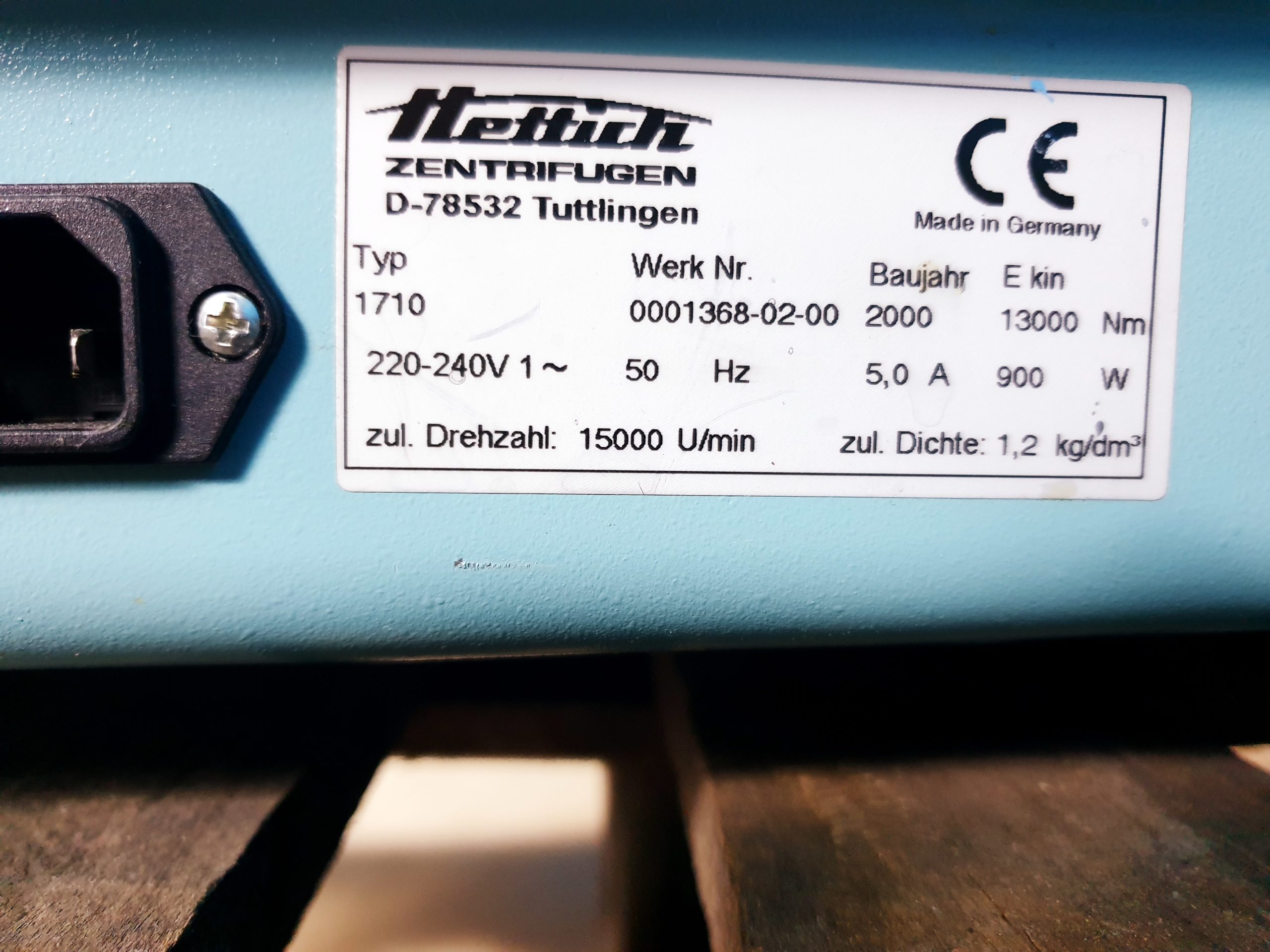 Hettich 1710 Rotina 35 R Kühl Tischzentrifuge, Zentrifuge – DEFEKT thumbnail 3