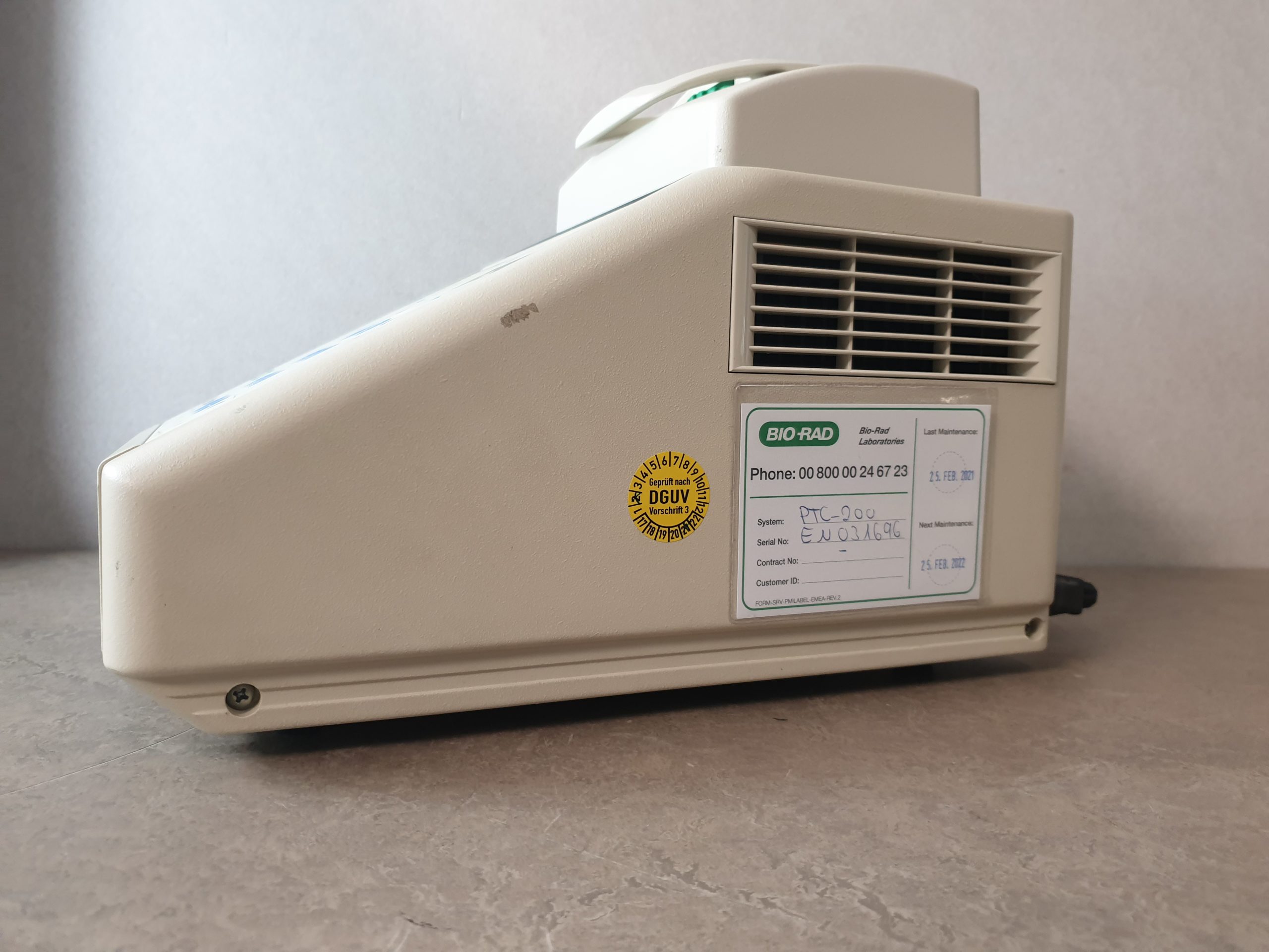 BIO-RAD PTC 020 PCR Thermal Cycler thumbnail 3