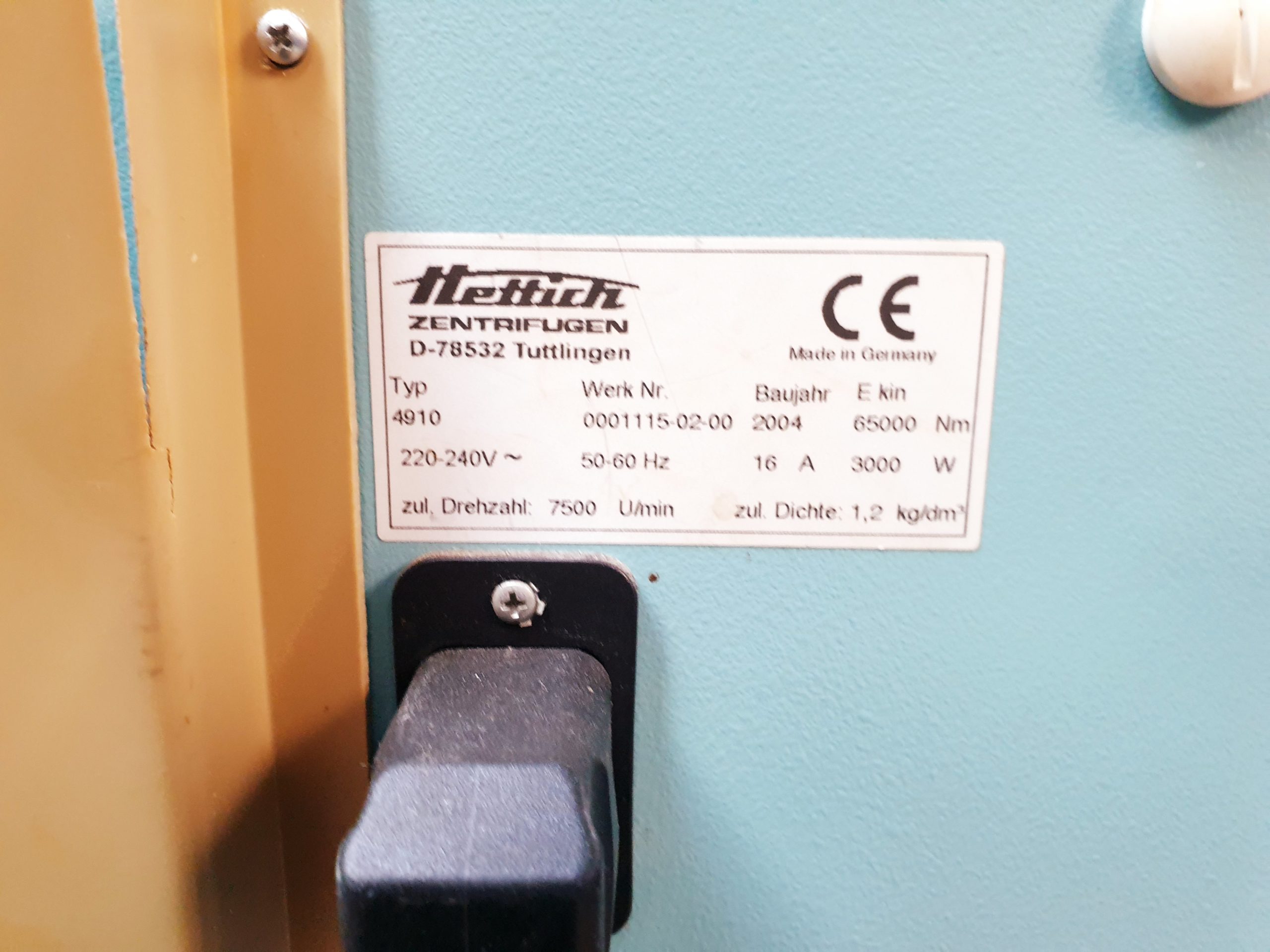 Hettich Rotixa 50RS – 50 RS Zentrifuge Kühlzentrifuge thumbnail 10