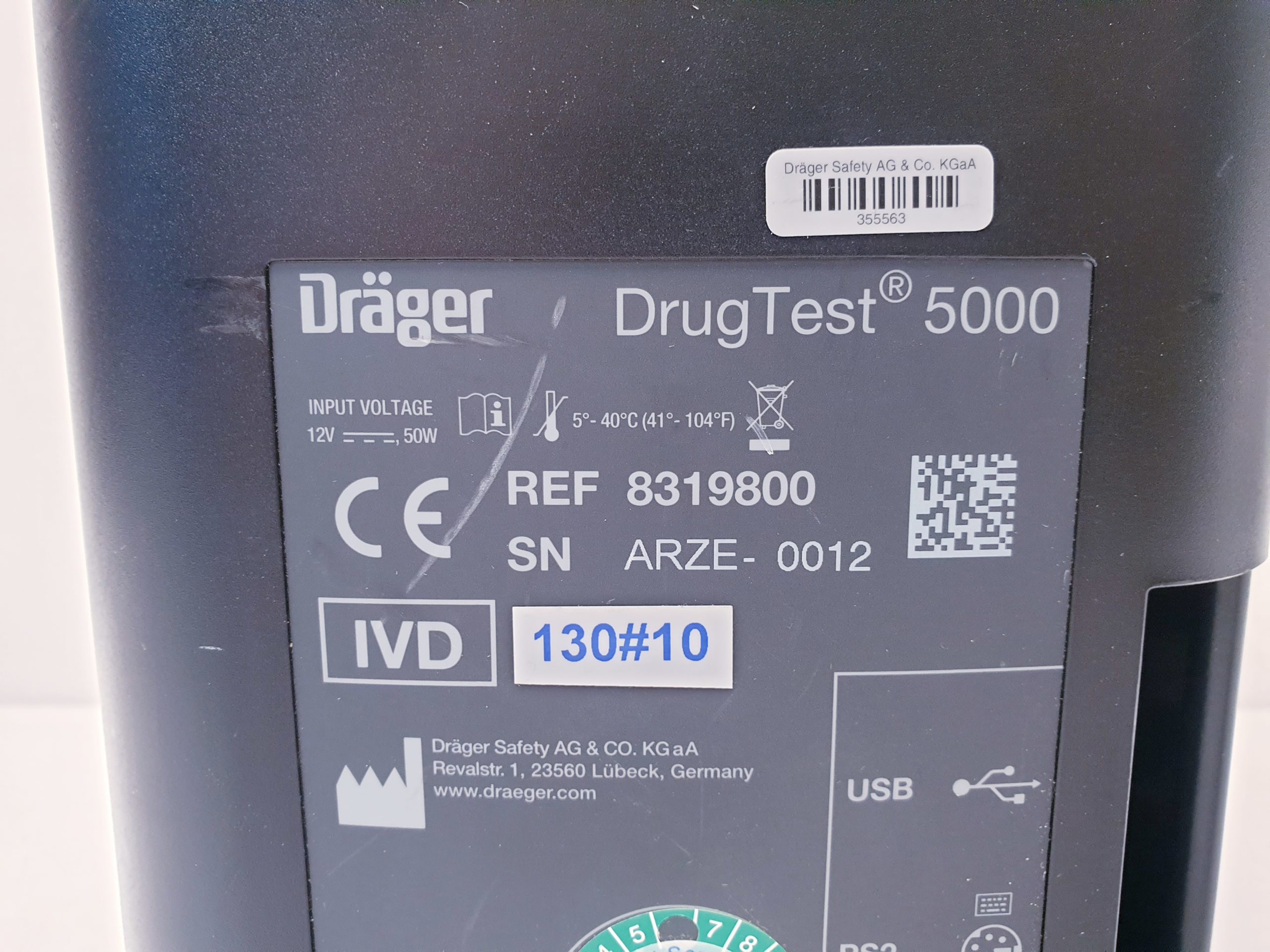 Dräger DrugTest 5000 Analyzer IVD thumbnail 6