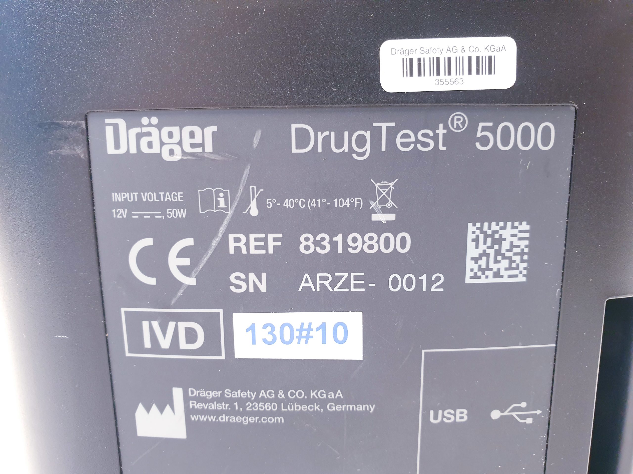 Dräger DrugTest 5000 Analyzer IVD thumbnail 7