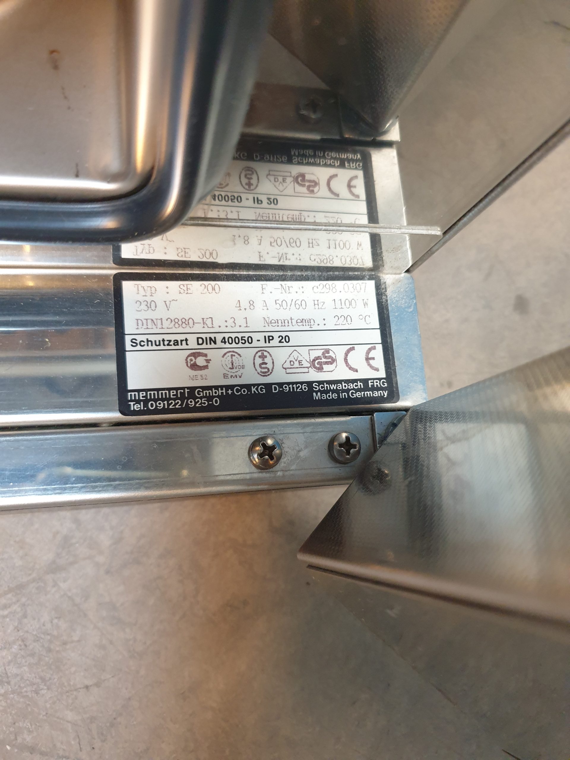 Memmert SE 200 Sterilisator thumbnail 8