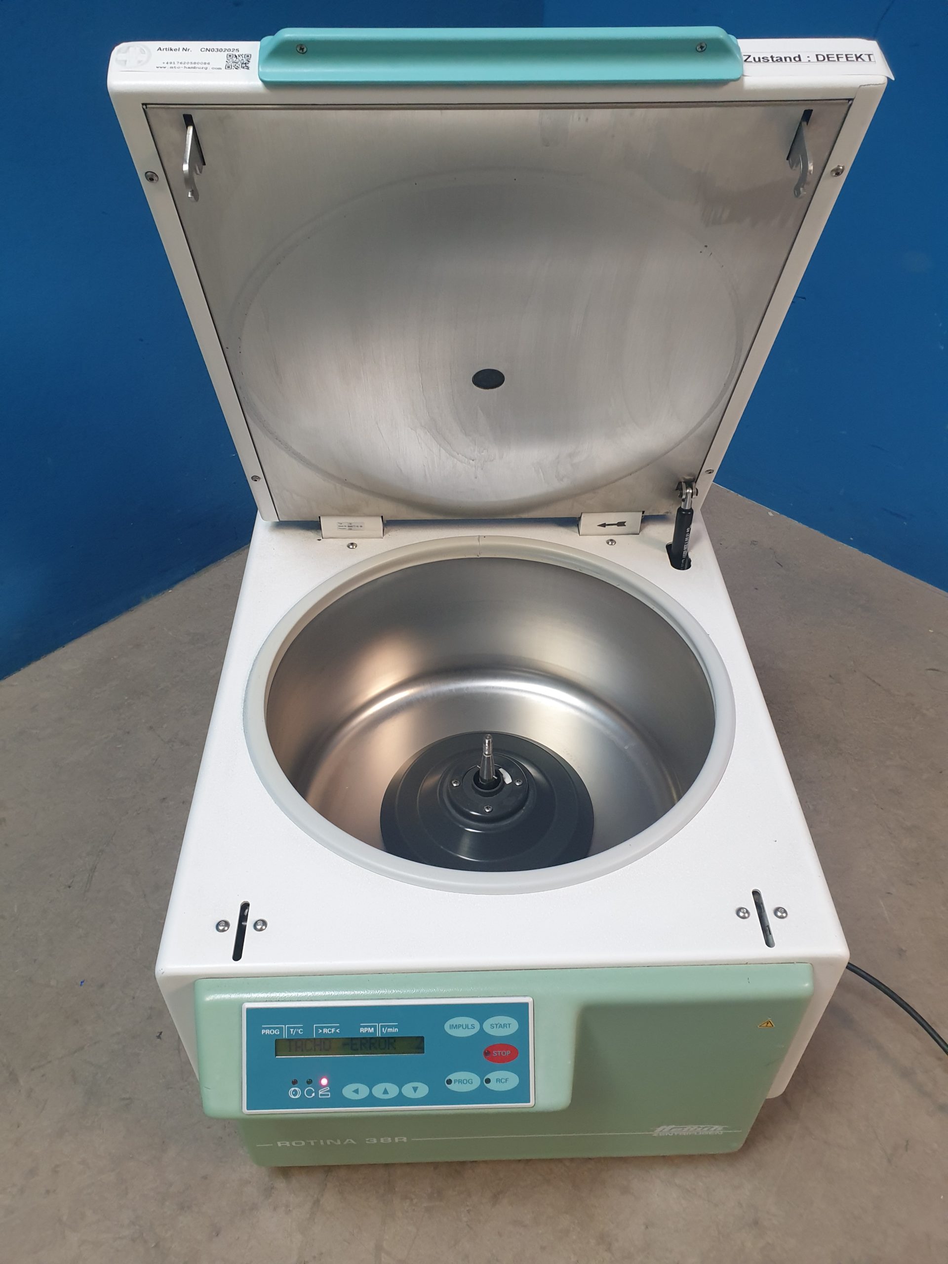 Hettich Rotina 38 Zentrifuge – Ohne Rotor thumbnail 10
