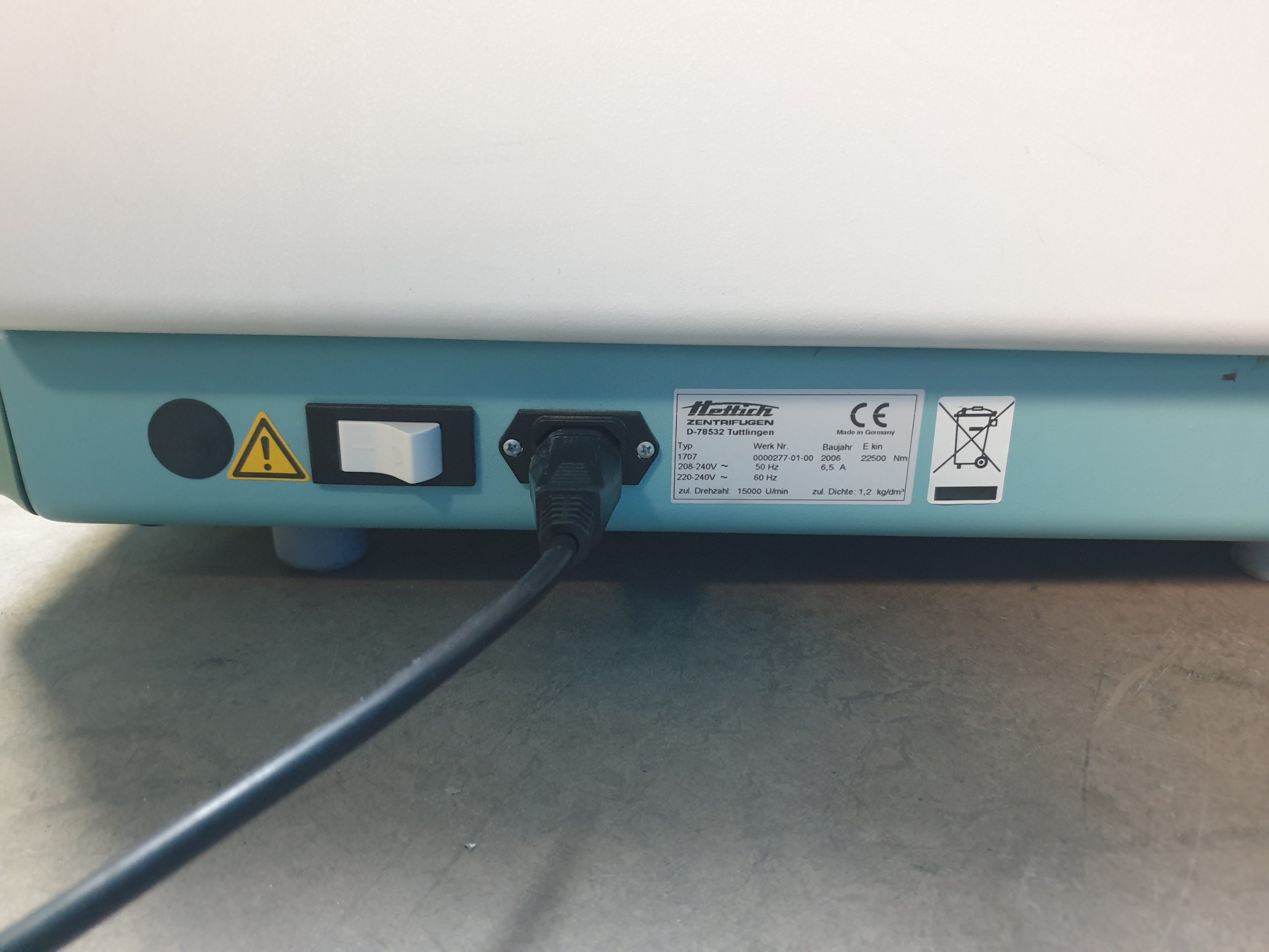 Hettich Rotina 38 Zentrifuge – Ohne Rotor thumbnail 12