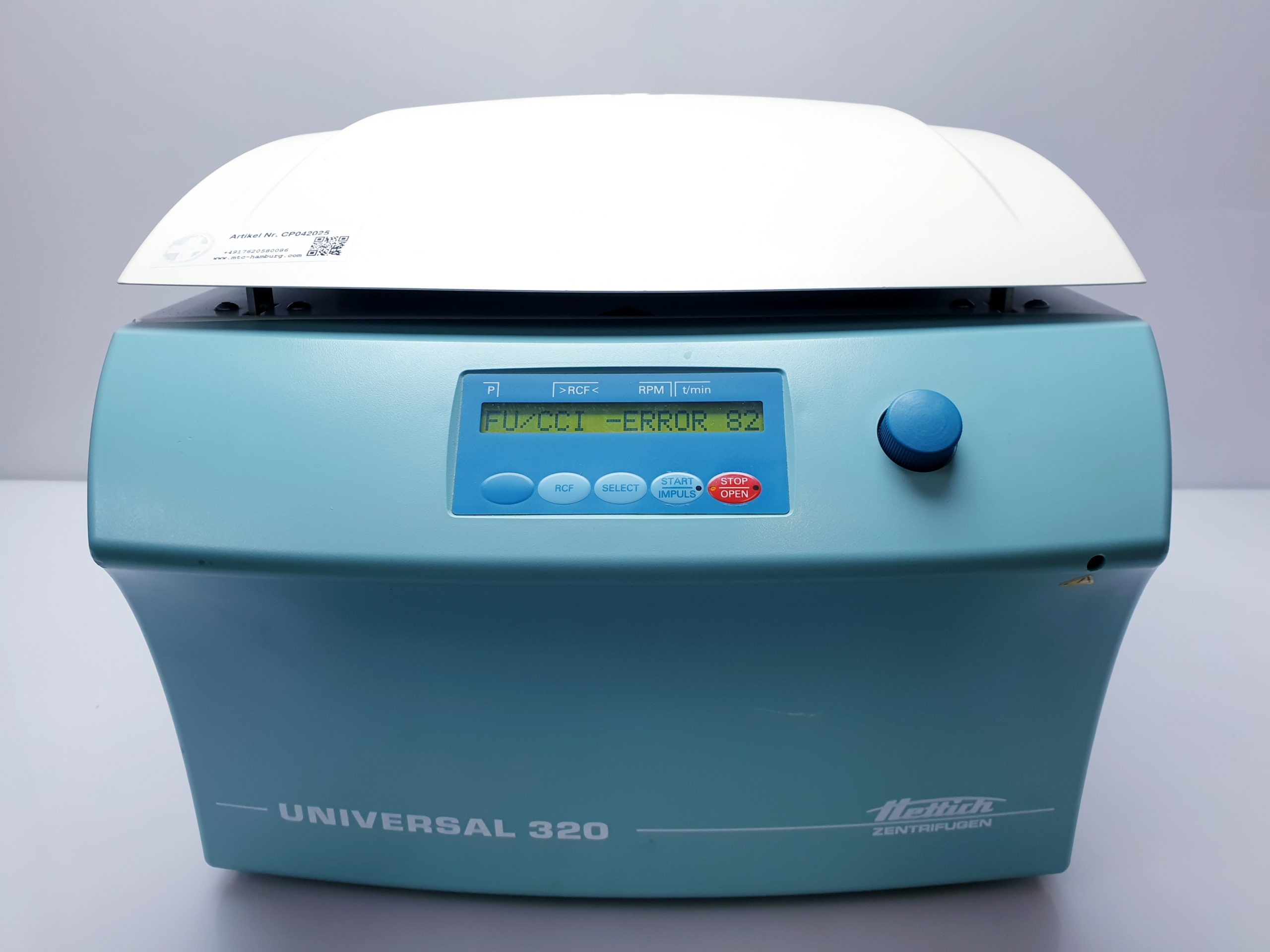 Hettich – Universal 320 Ref . 1401 – Zentrifuge DEFEKT — image 1 of 10