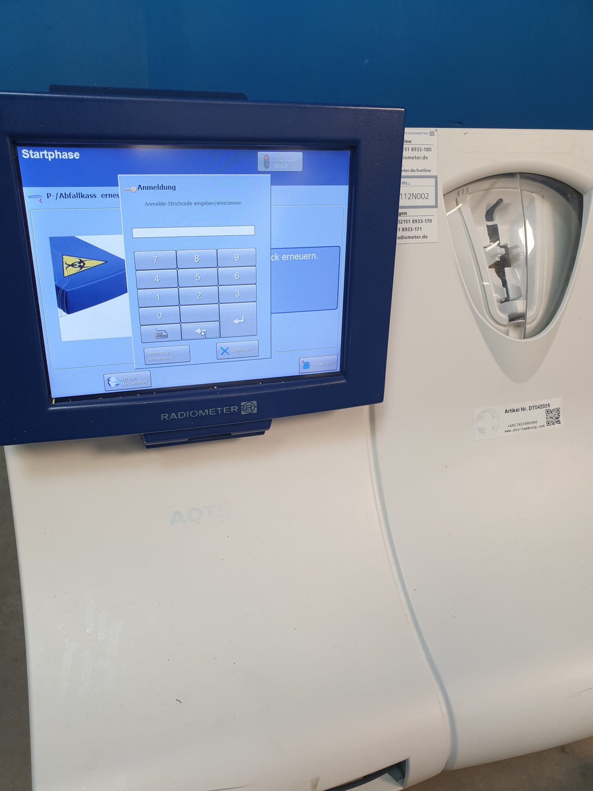 RADIOMETER AQT90 Flex AQT 90 FLEX Immunoassay Analysator thumbnail 2