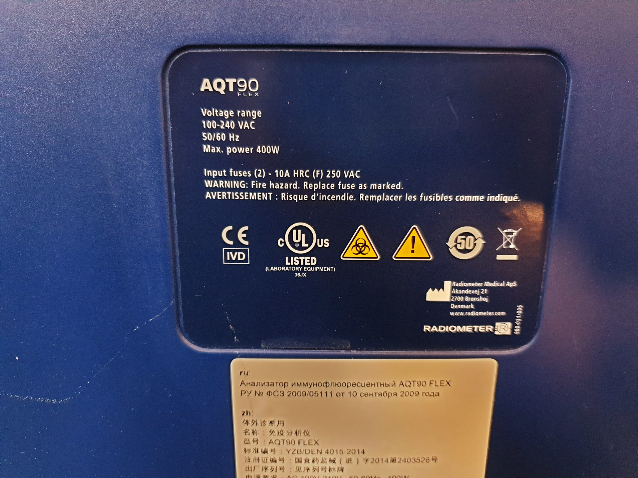 RADIOMETER AQT90 Flex // AQT 90 FLEX Immunoassay-Analysator thumbnail 7