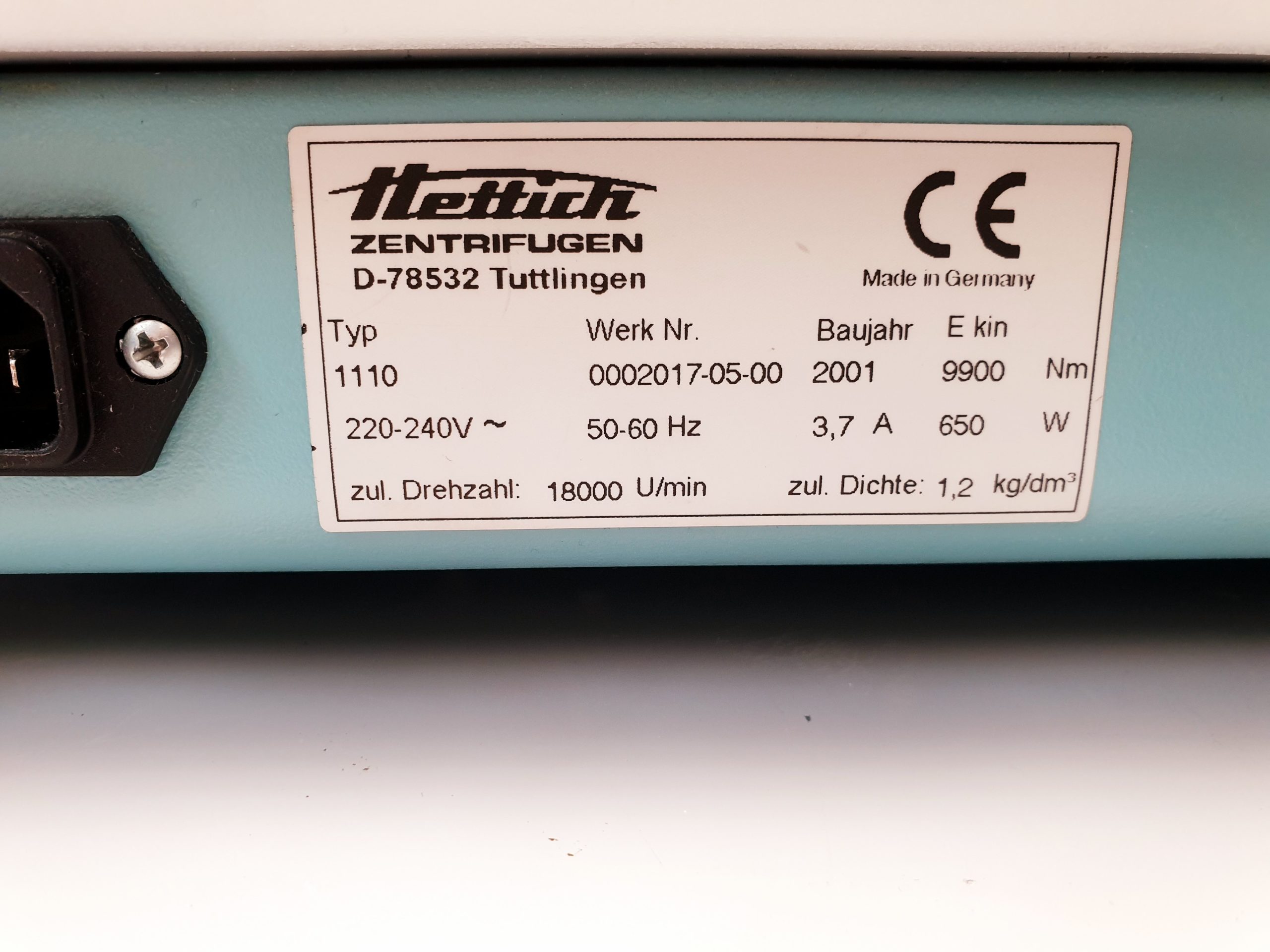 Hettich Mikro 22R Kühlzentrifuge Zentrifuge Laborzentrifuge Centrifuge gekühlt thumbnail 9