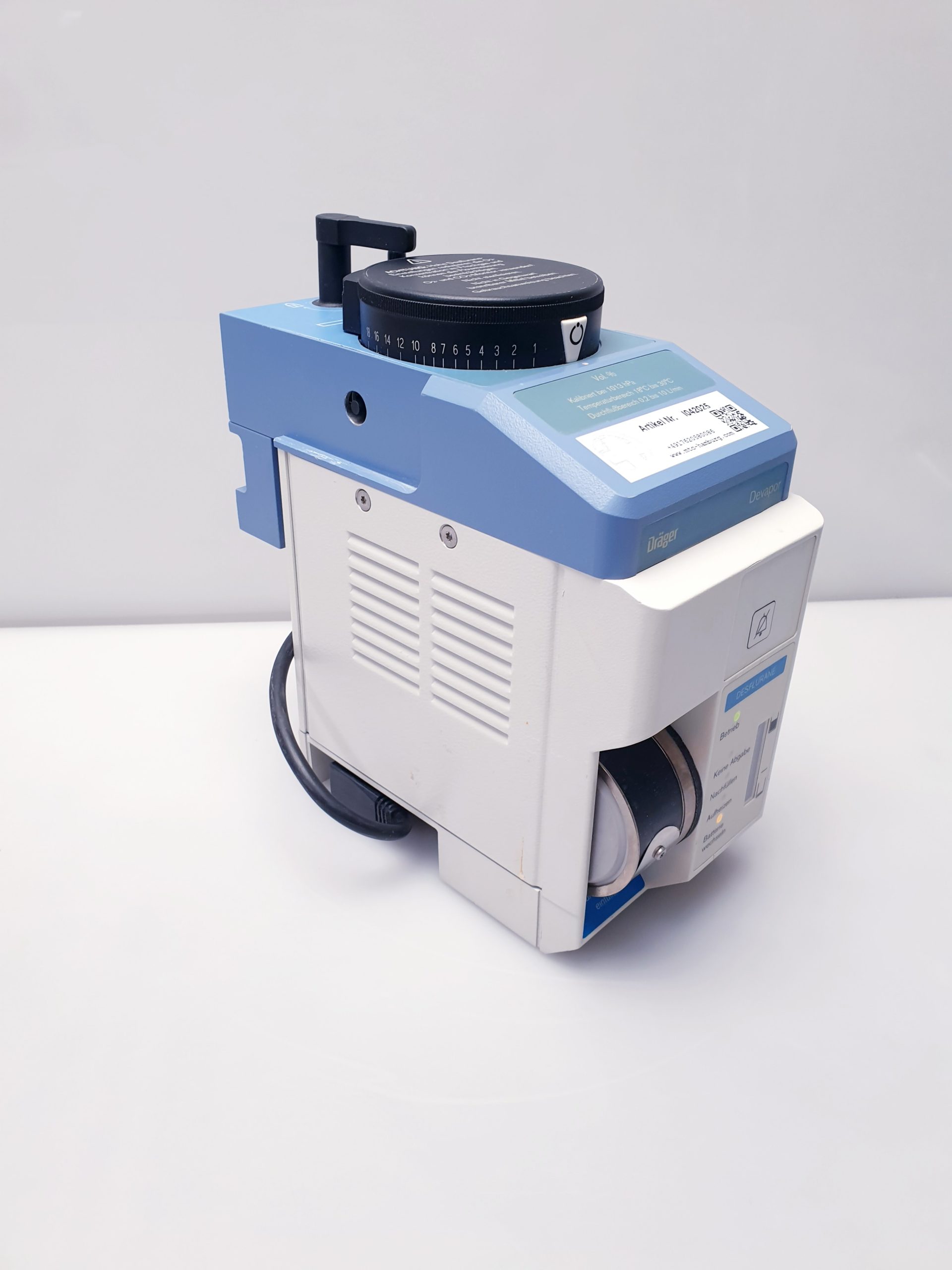 Dräger devapor Vapor Desflurane M32600 thumbnail 5