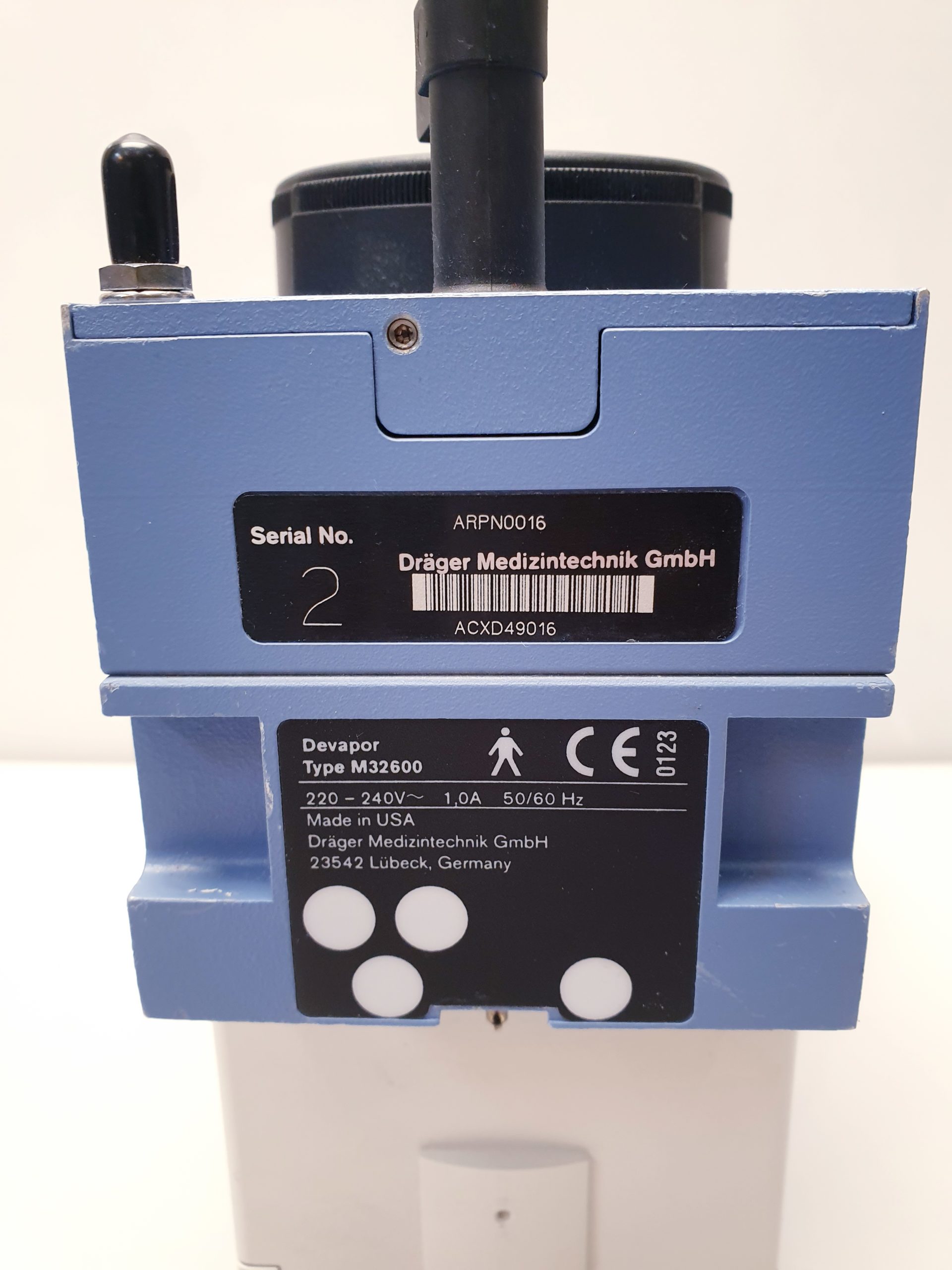 Dräger devapor Vapor Desflurane M32600 thumbnail 8