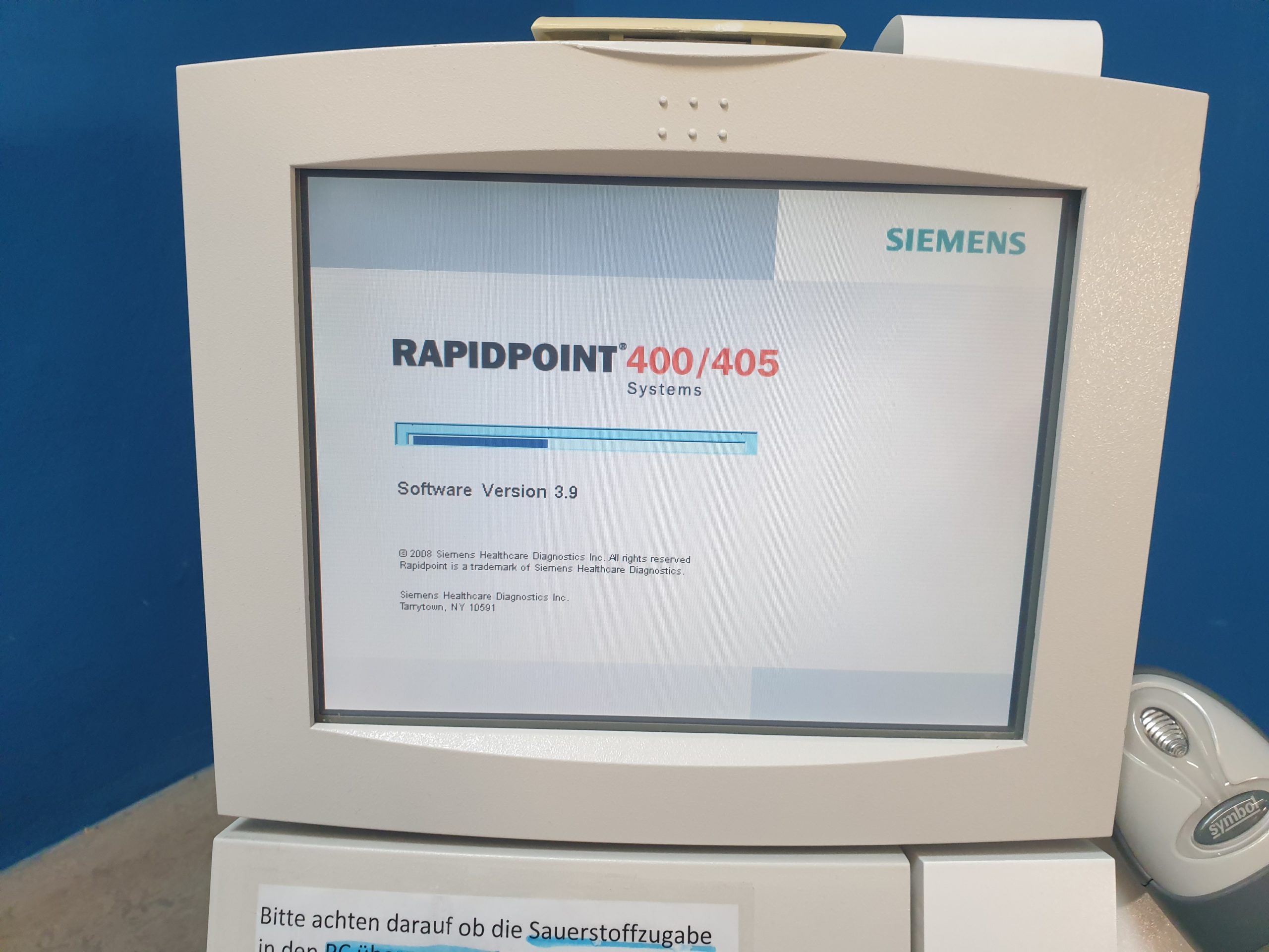 Siemens RAPIDPoint 405 Blood Gas Analyzer System thumbnail 8