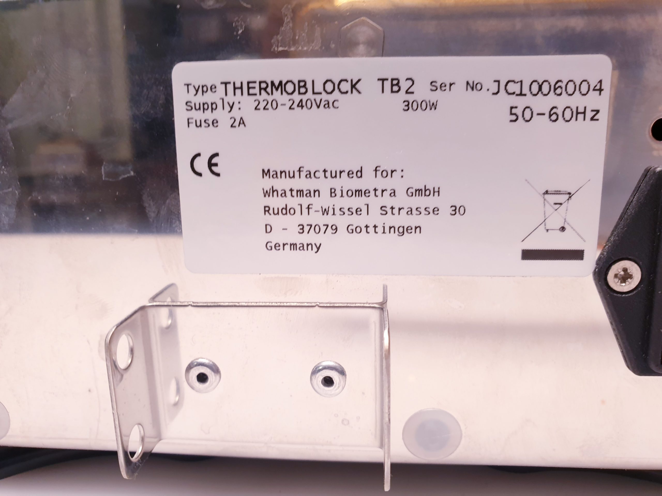 BIiometra THERMOBLOCK TB2 BLOCK HEATER – Knopf eingedrückt thumbnail 10