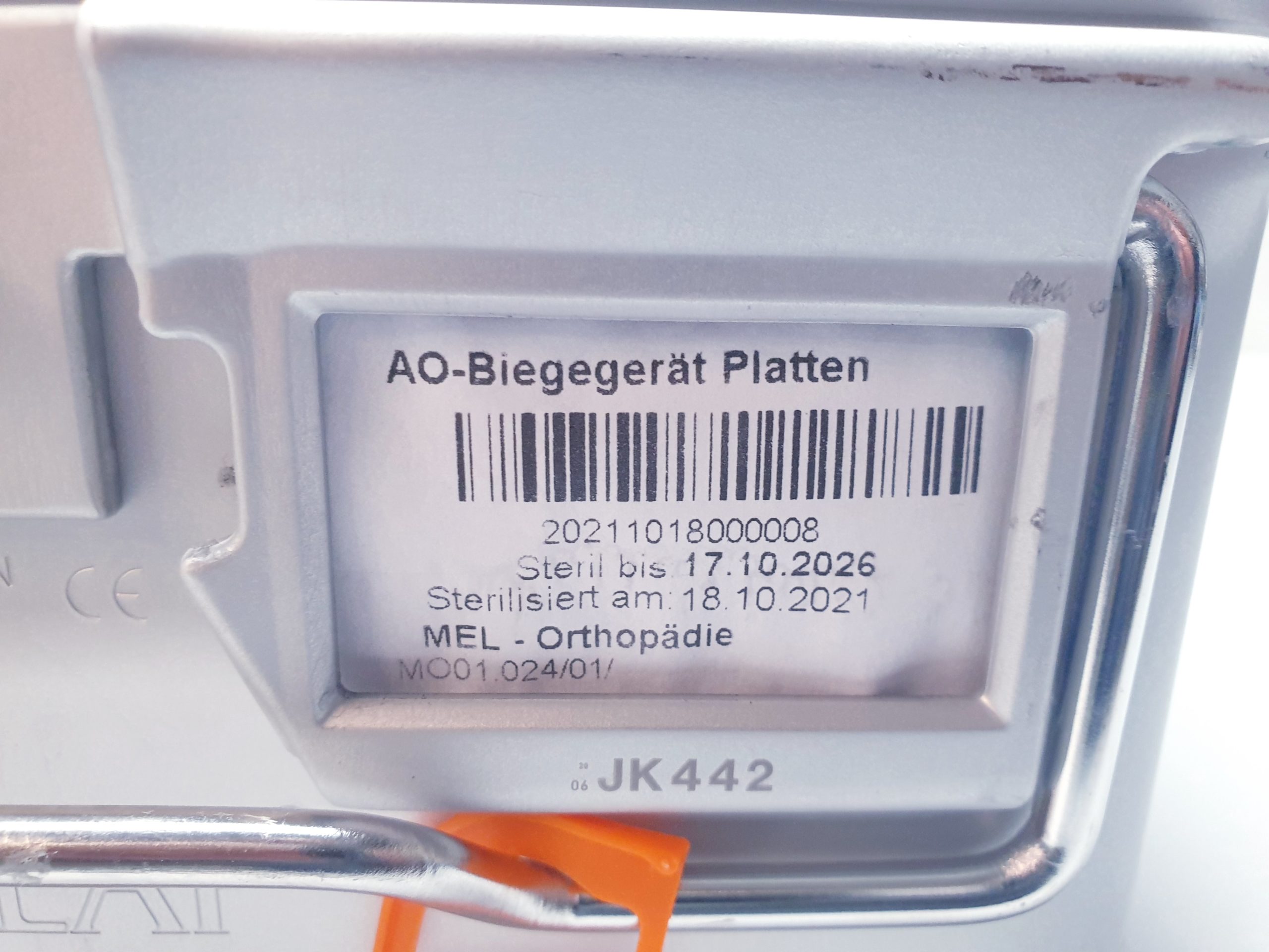 Aesculap JK442 Steribox Sterikontainer – Sterilisationsbehälter ca 59 X 27 X 15 thumbnail 11