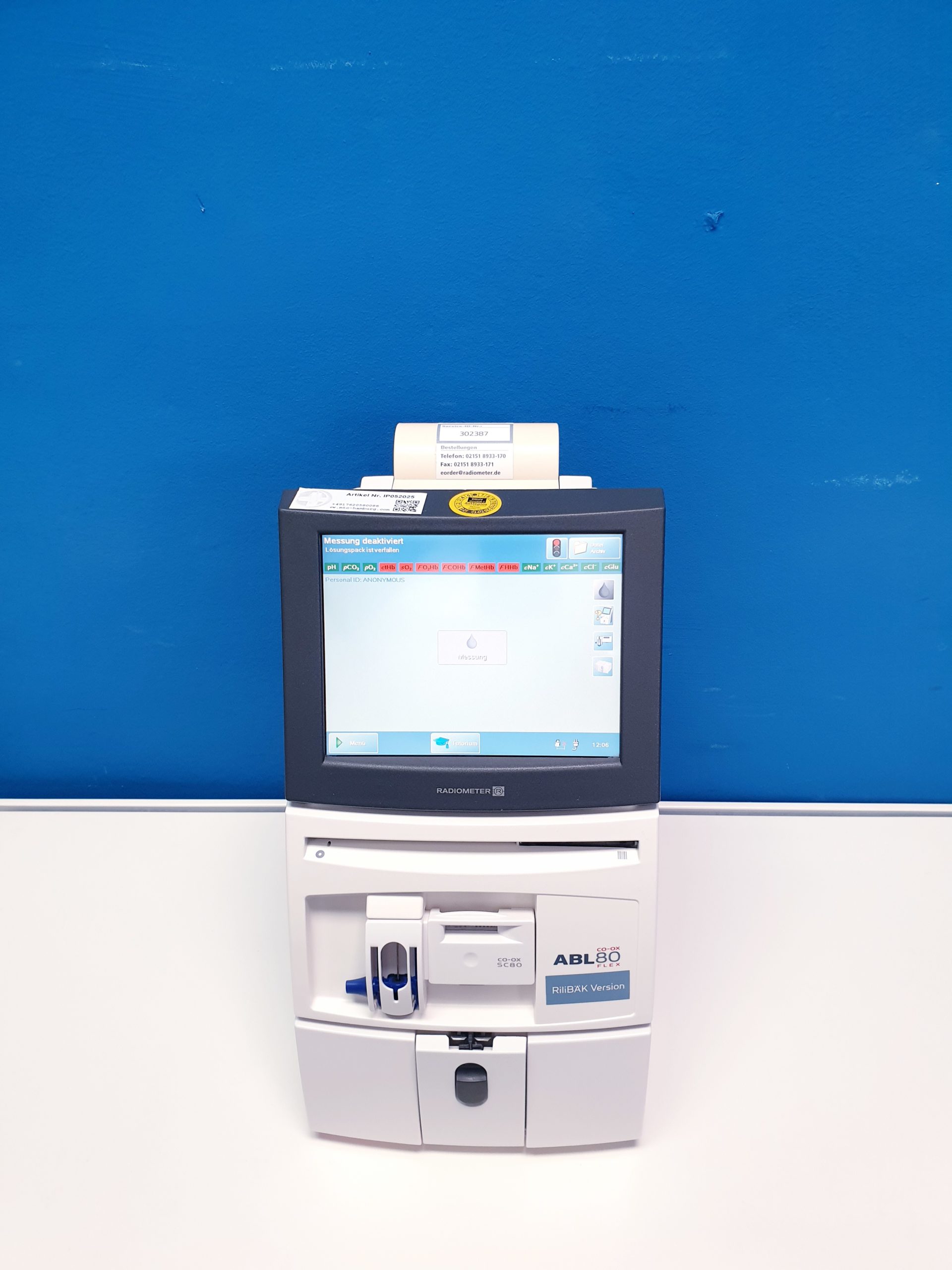 Radiometer ABL80 FLEX CO-OX — image 1 of 20