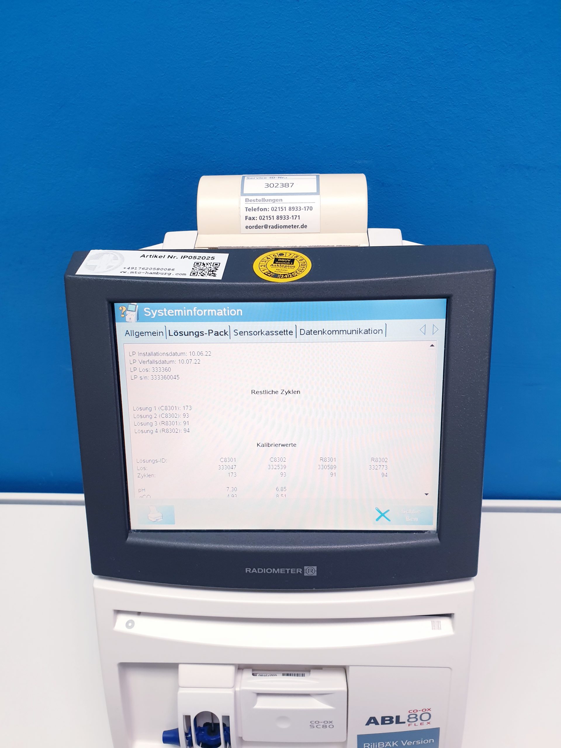 Radiometer ABL80 FLEX CO-OX thumbnail 16
