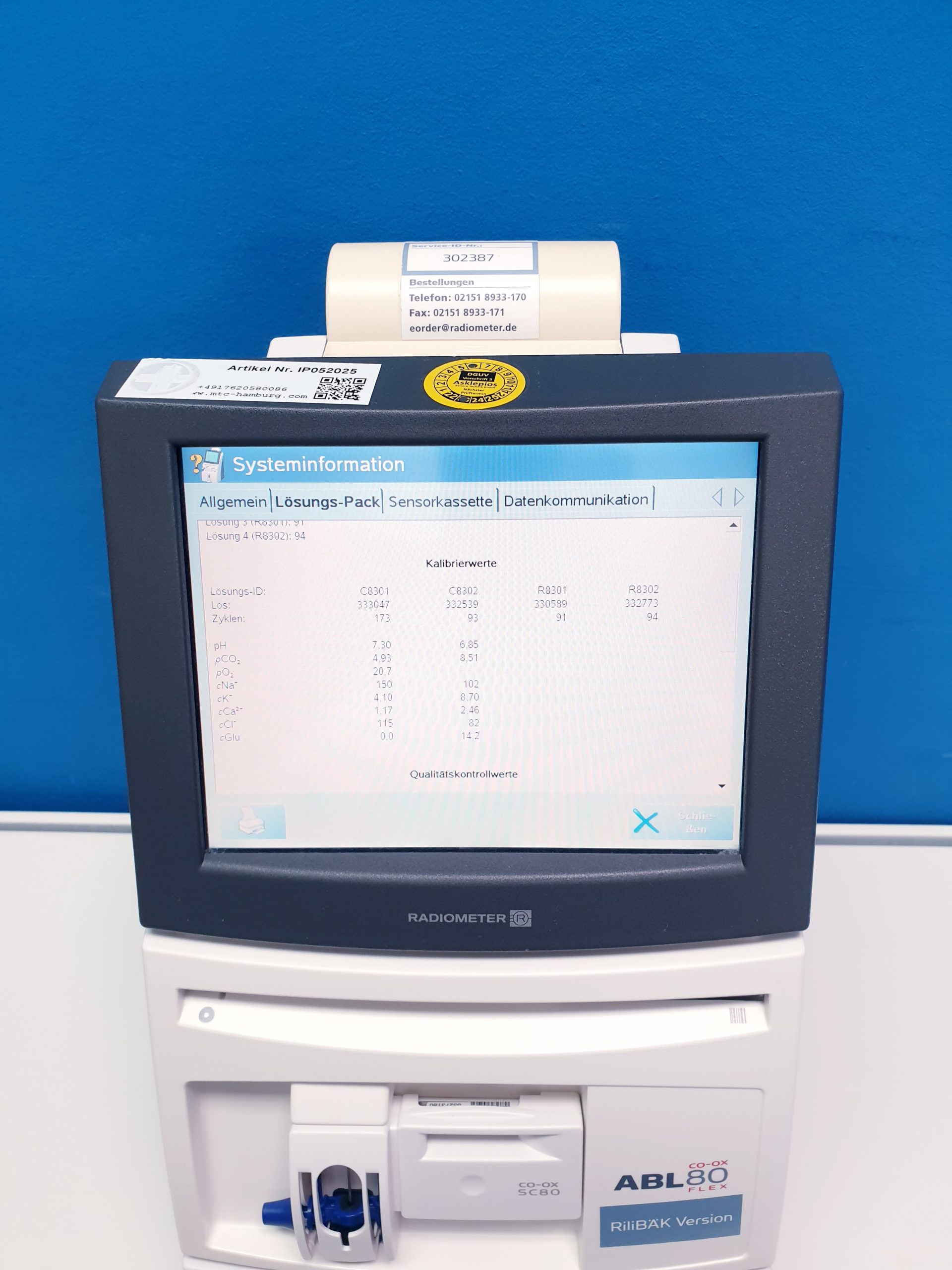 Radiometer ABL80 FLEX CO-OX thumbnail 17