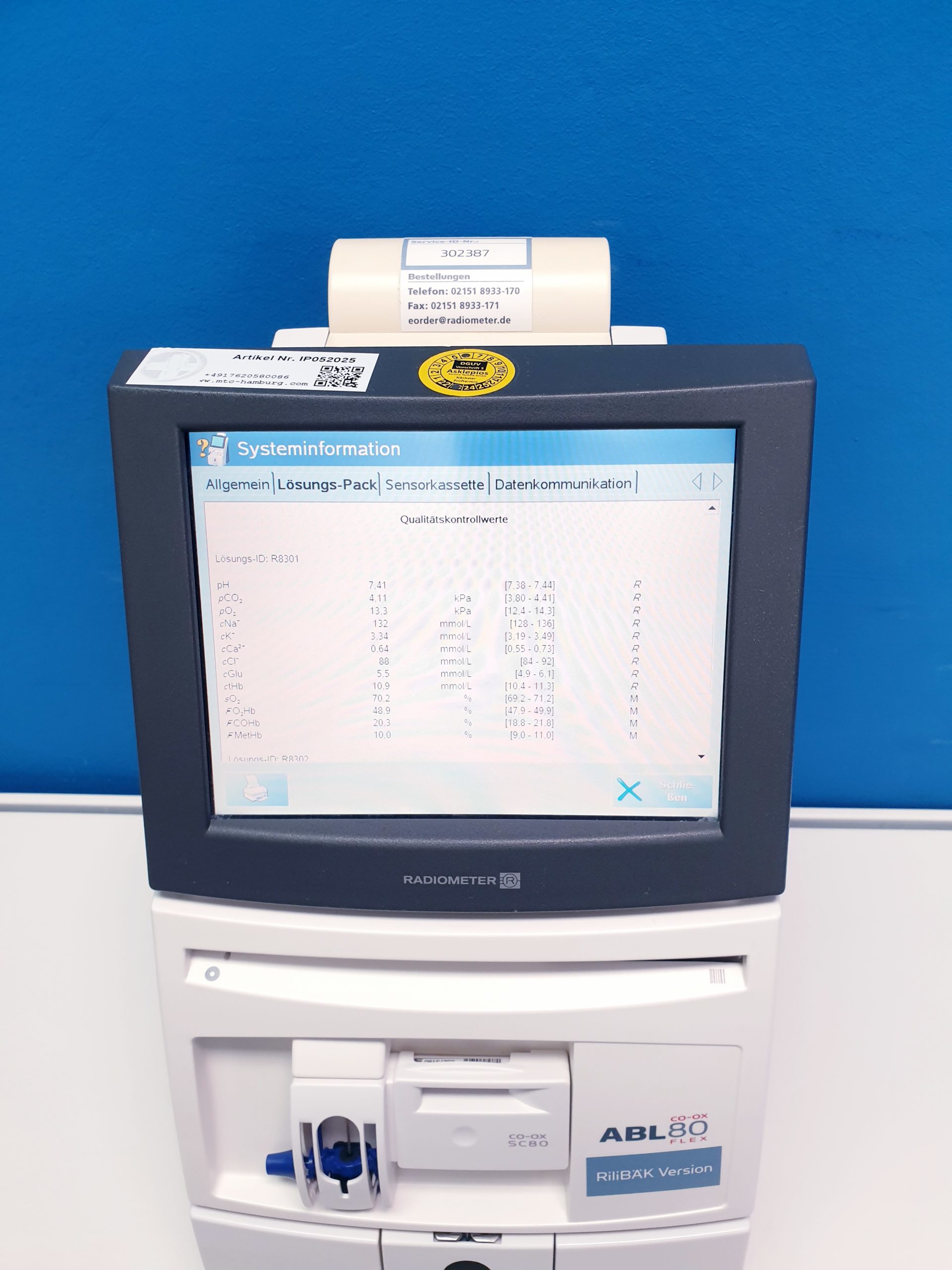 Radiometer ABL80 FLEX CO-OX thumbnail 18
