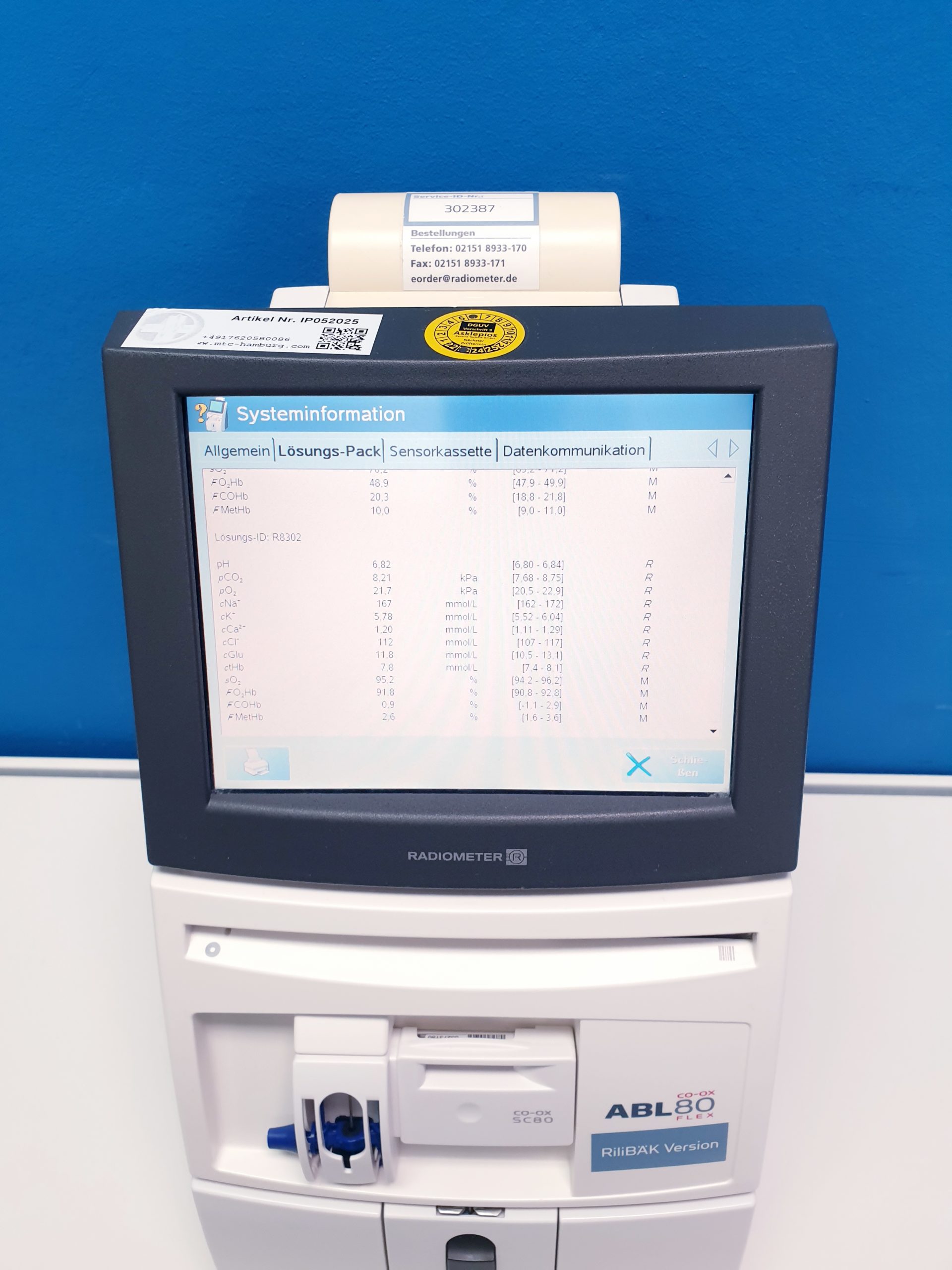 Radiometer ABL80 FLEX CO-OX thumbnail 19