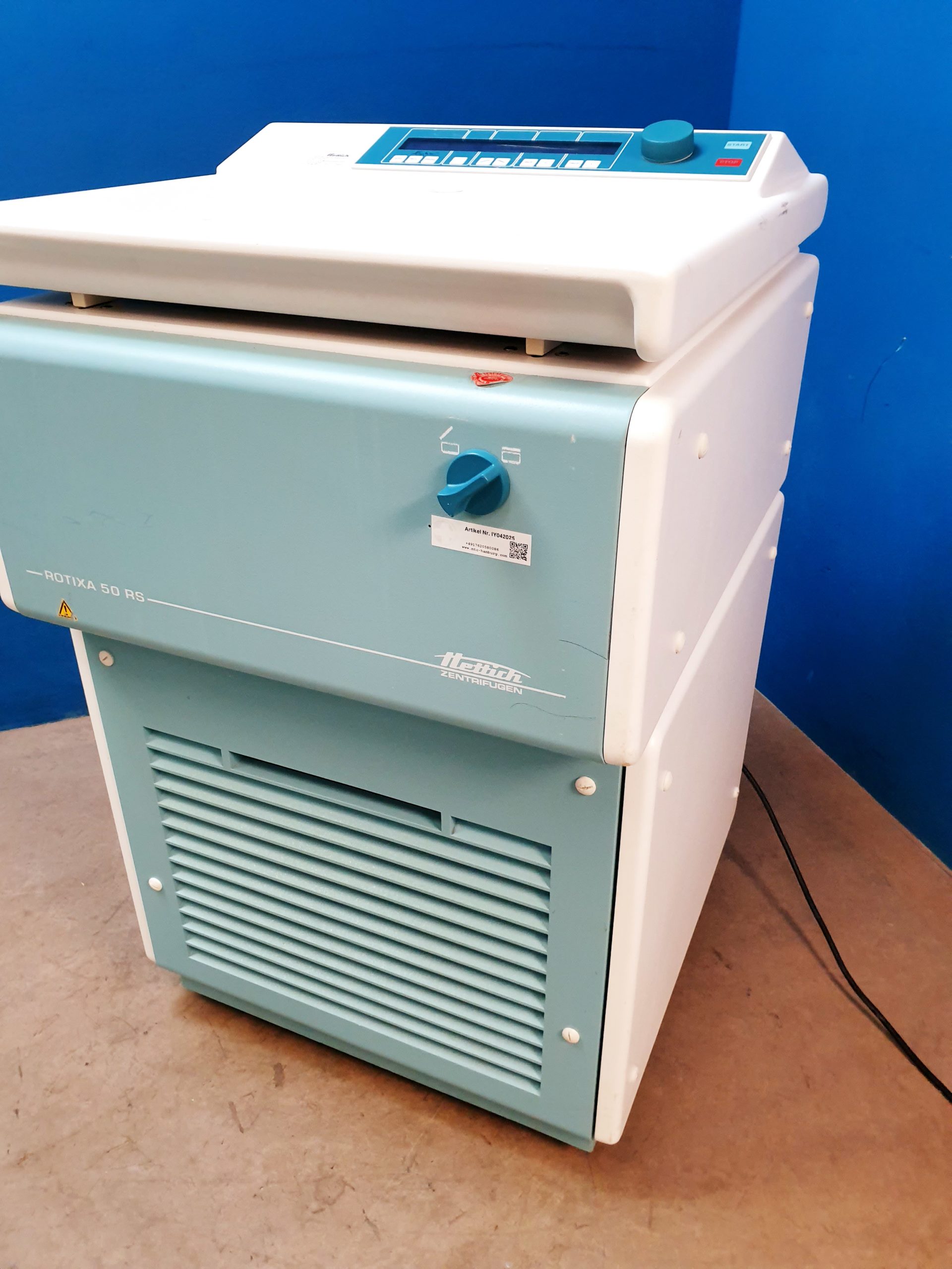 Hettich Rotixa 50 RS Kühlzentrifuge Refrigerated Centrifuge – Fahrbar thumbnail 2