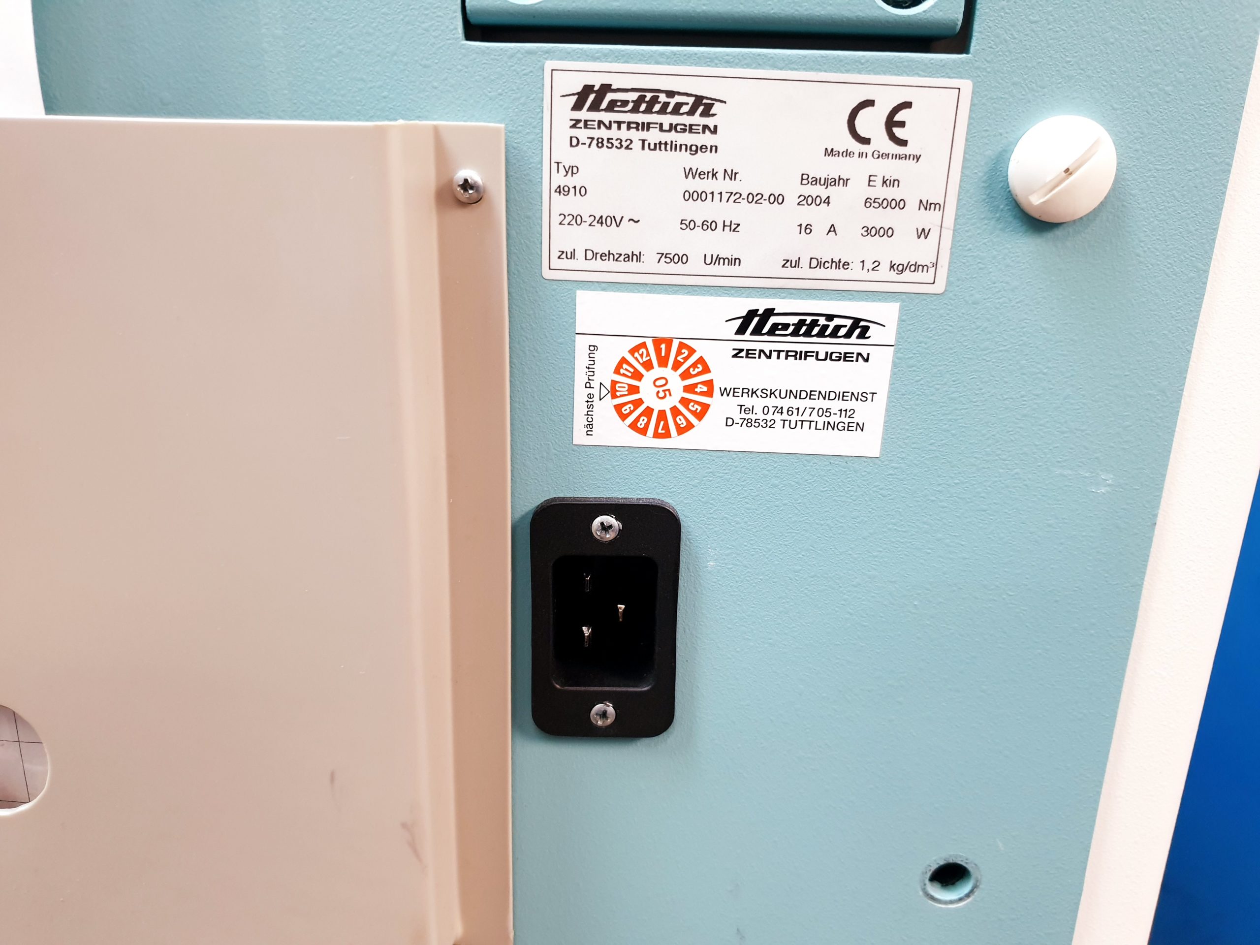 Hettich Rotixa 50 RS Kühlzentrifuge Refrigerated Centrifuge – Fahrbar thumbnail 13