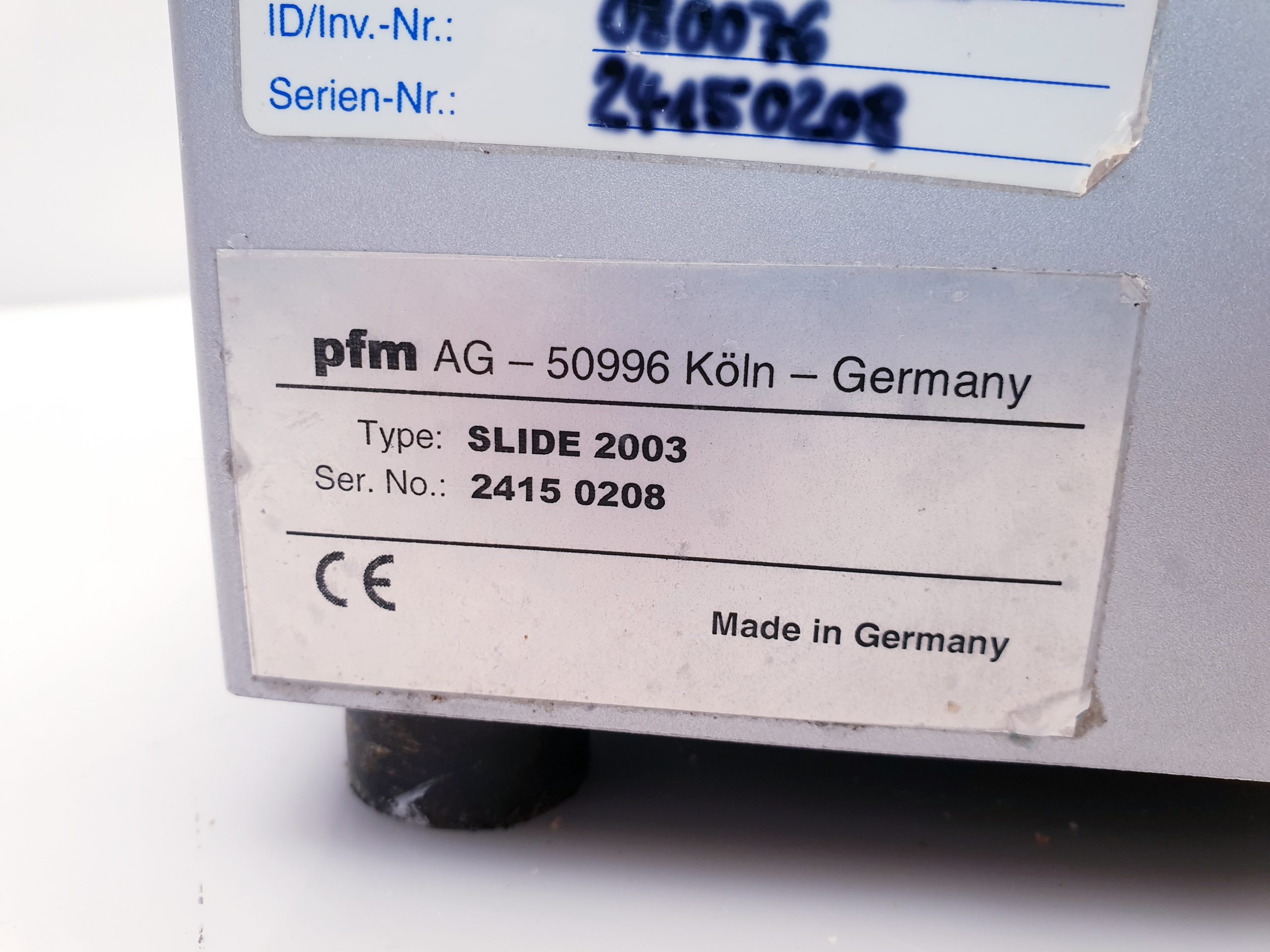 PFM Slide 2003 Mikrotom Schnittenmikrotom thumbnail 2