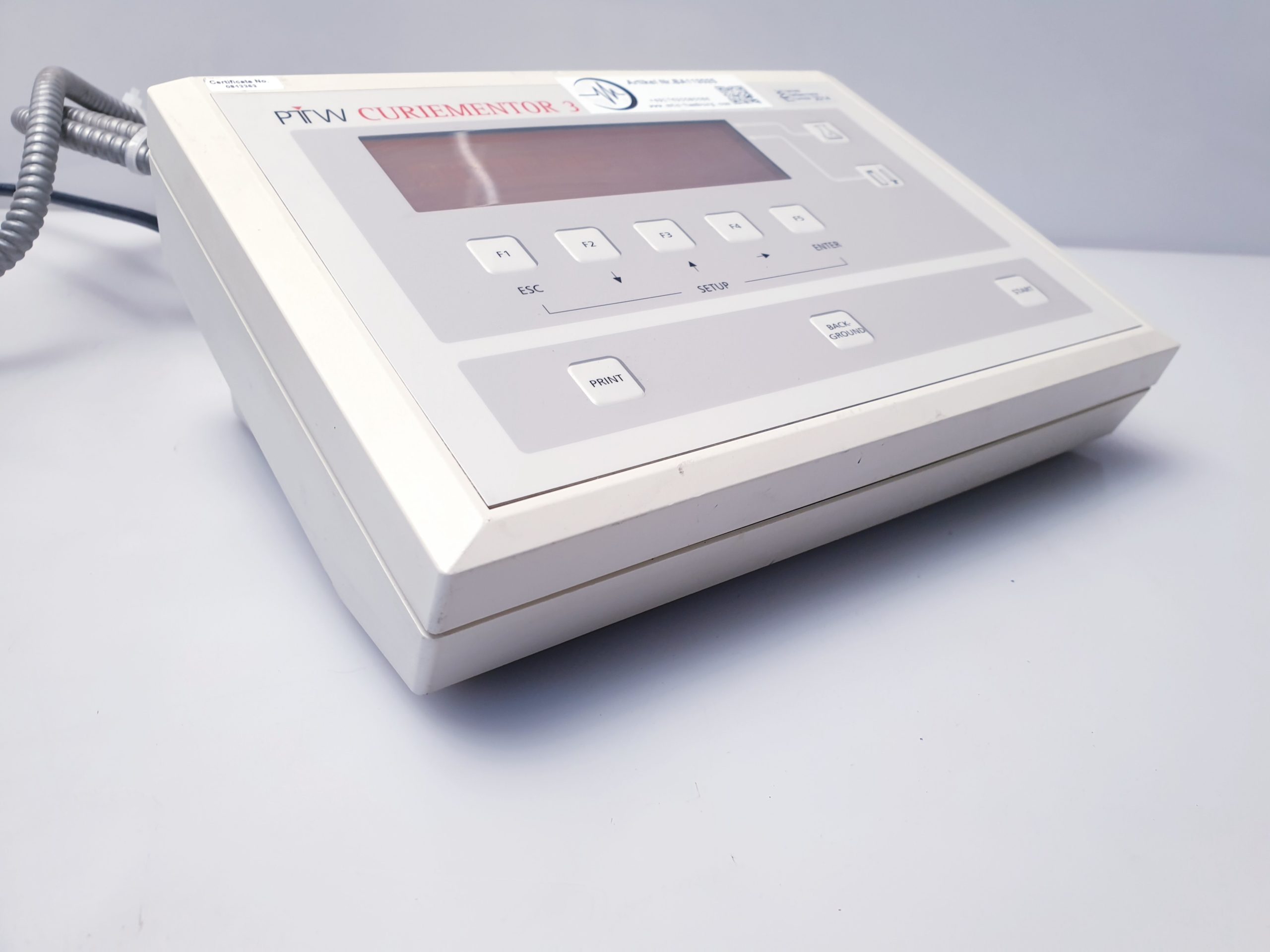 PTW CURIEMENTOR 3 T12001-0096 isotope calibrator thumbnail 5