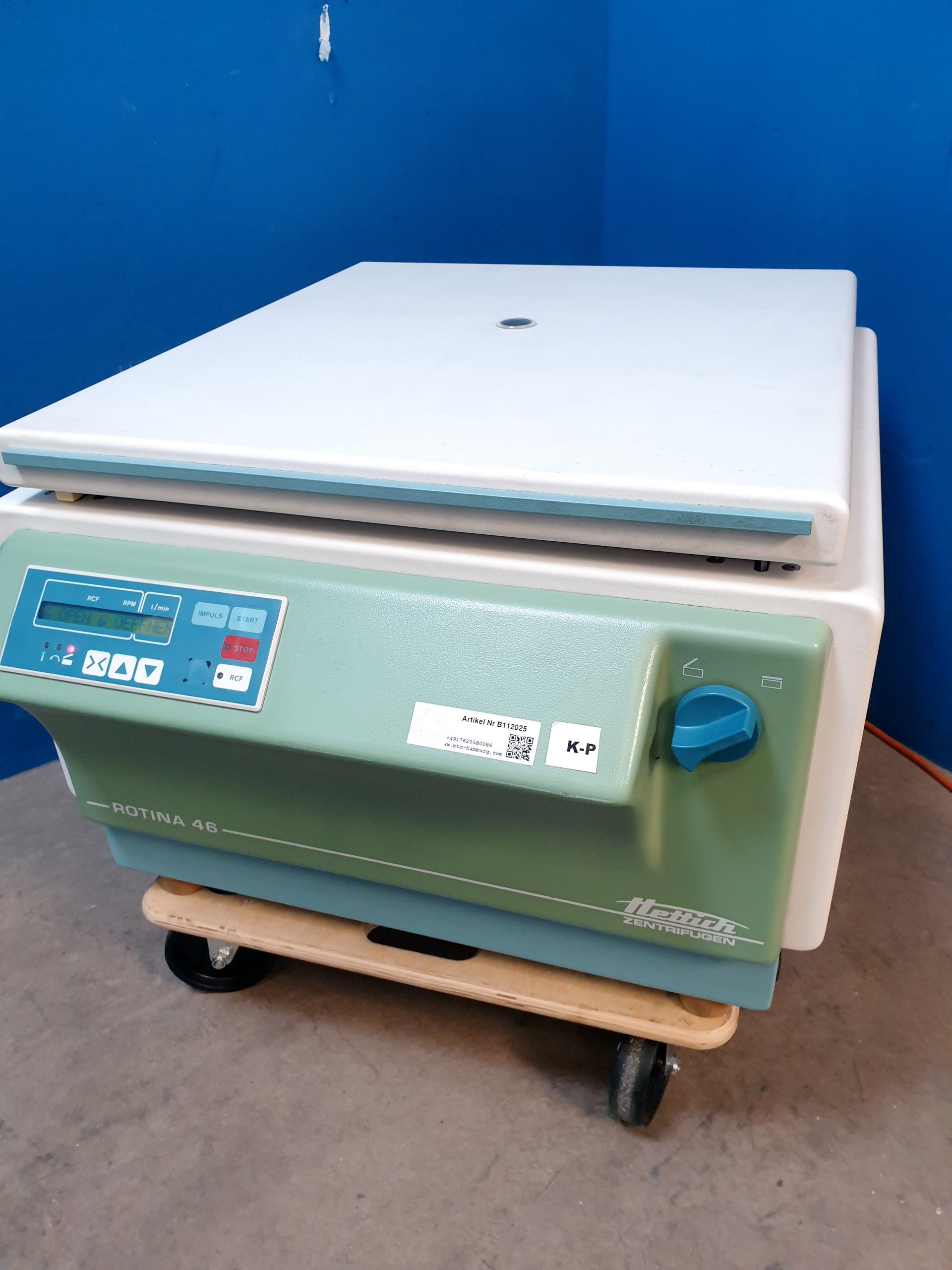 Hettich Rotina 46 Typ 4605 Zentrifuge Centrifuge thumbnail 11