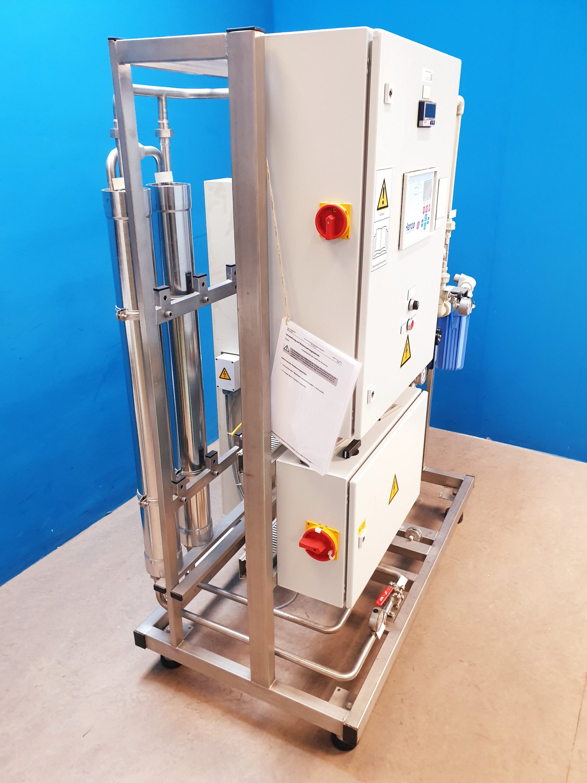 Herco Hercopur Wasseraufbereitungsanlage – Umkehr-Osmose-Anlage thumbnail 19