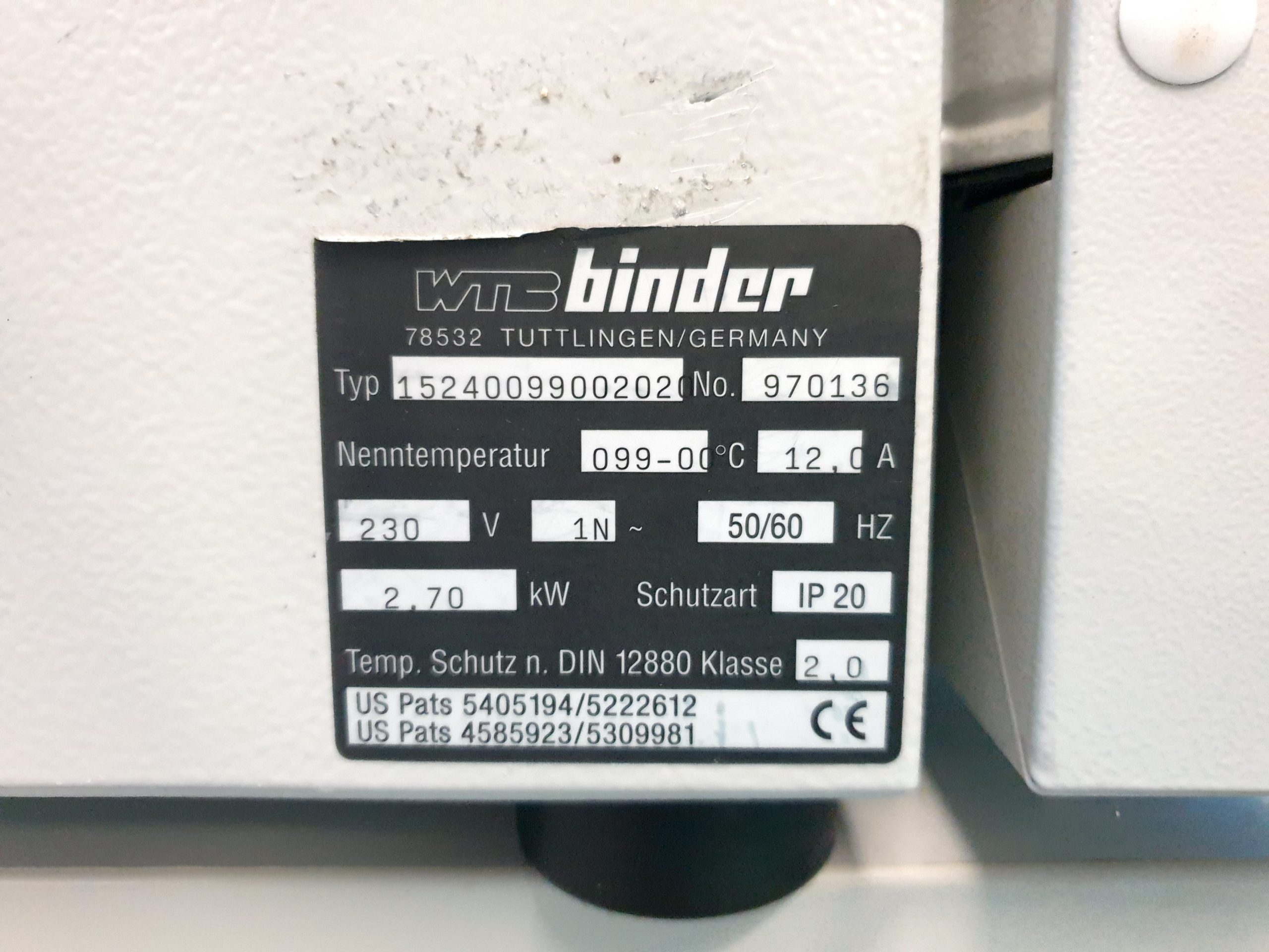 Binder KB 240 KB-240 KB240 Brutschrank Inkubator Wärmeschrank thumbnail 10