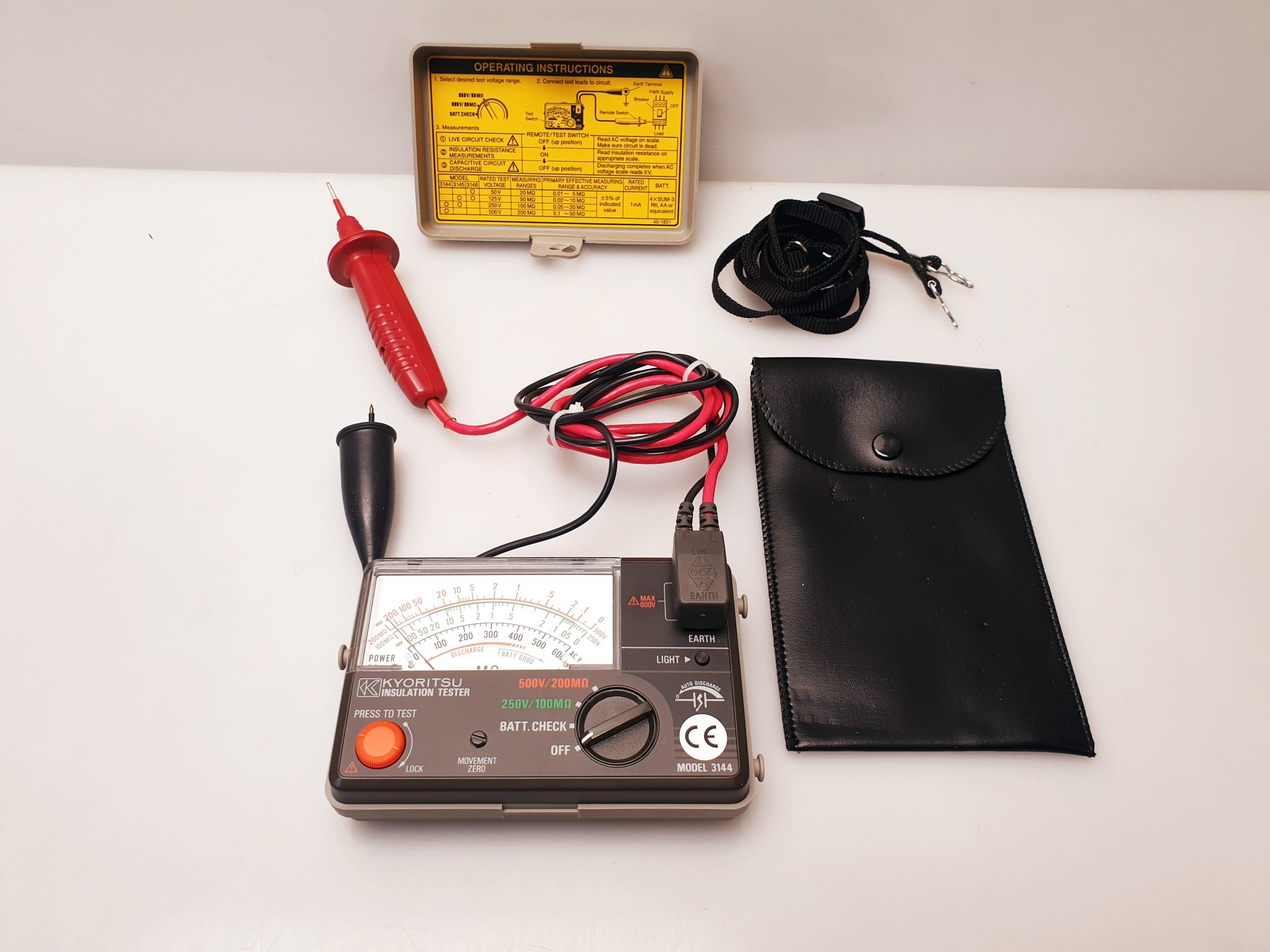 kyoritsu MODEL 3144 insulation tester thumbnail 3