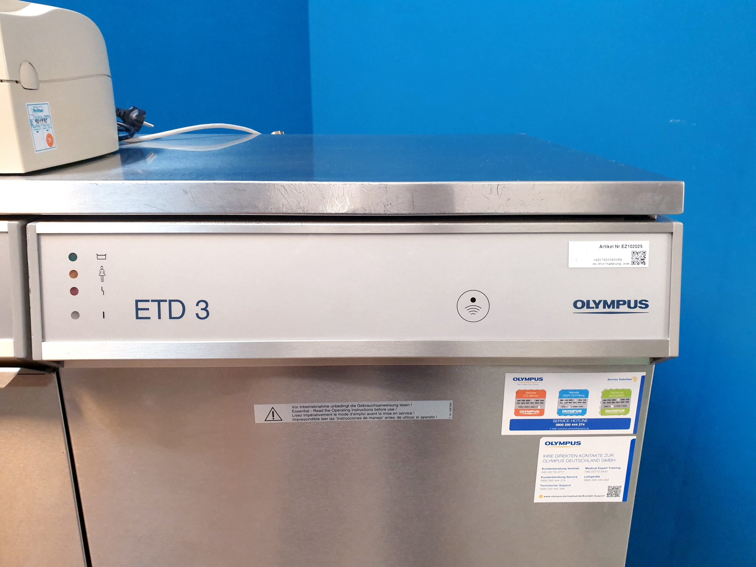Olympus Miele ETD3 PLUS GA Thermodesinfektor thumbnail 9