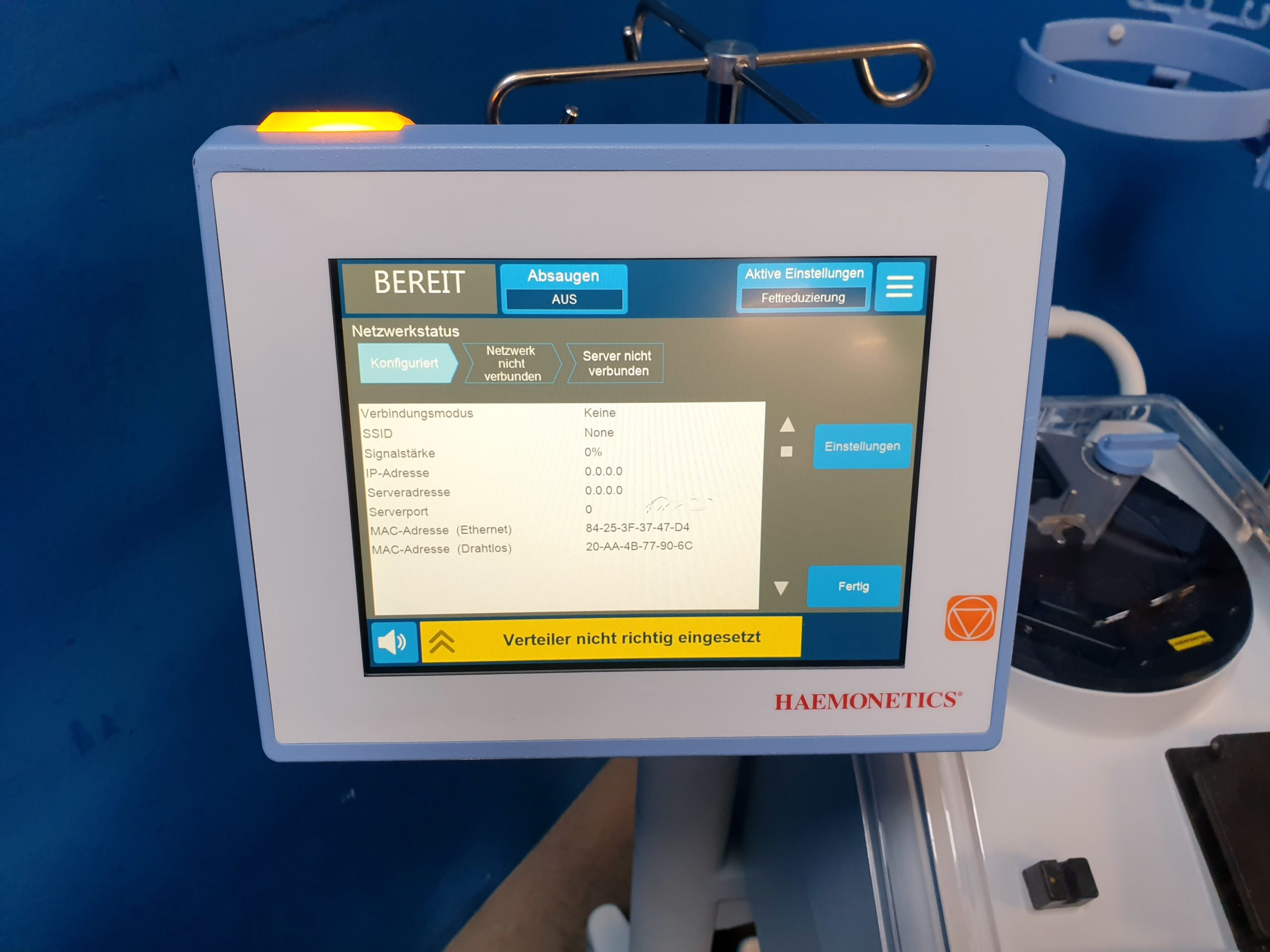 Haemonetics cell saver elite 2 cse-e intraoperatives Autotransfusionssystem thumbnail 8