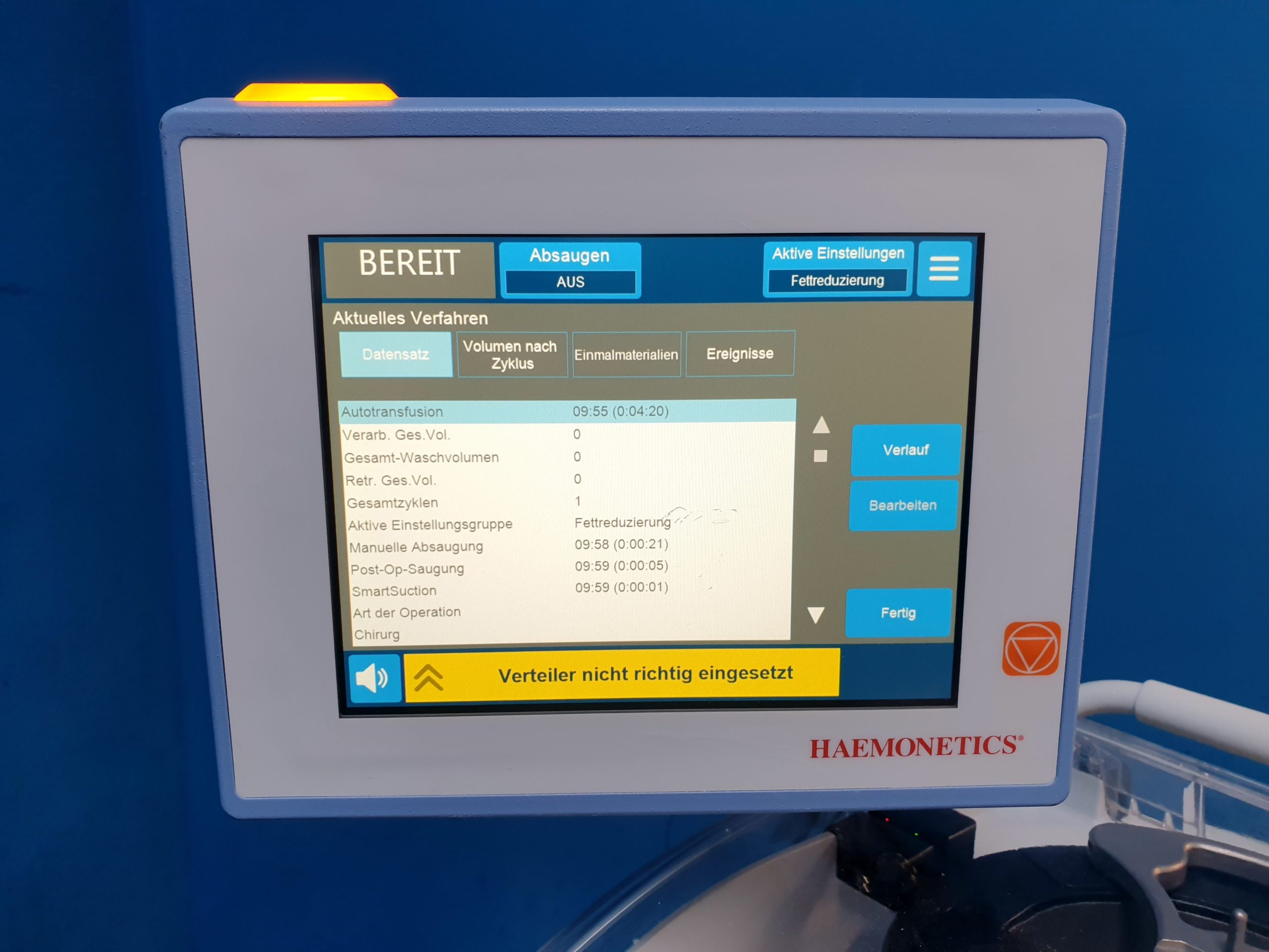 Haemonetics cell saver elite 2 cse-e intraoperatives Autotransfusionssystem thumbnail 9