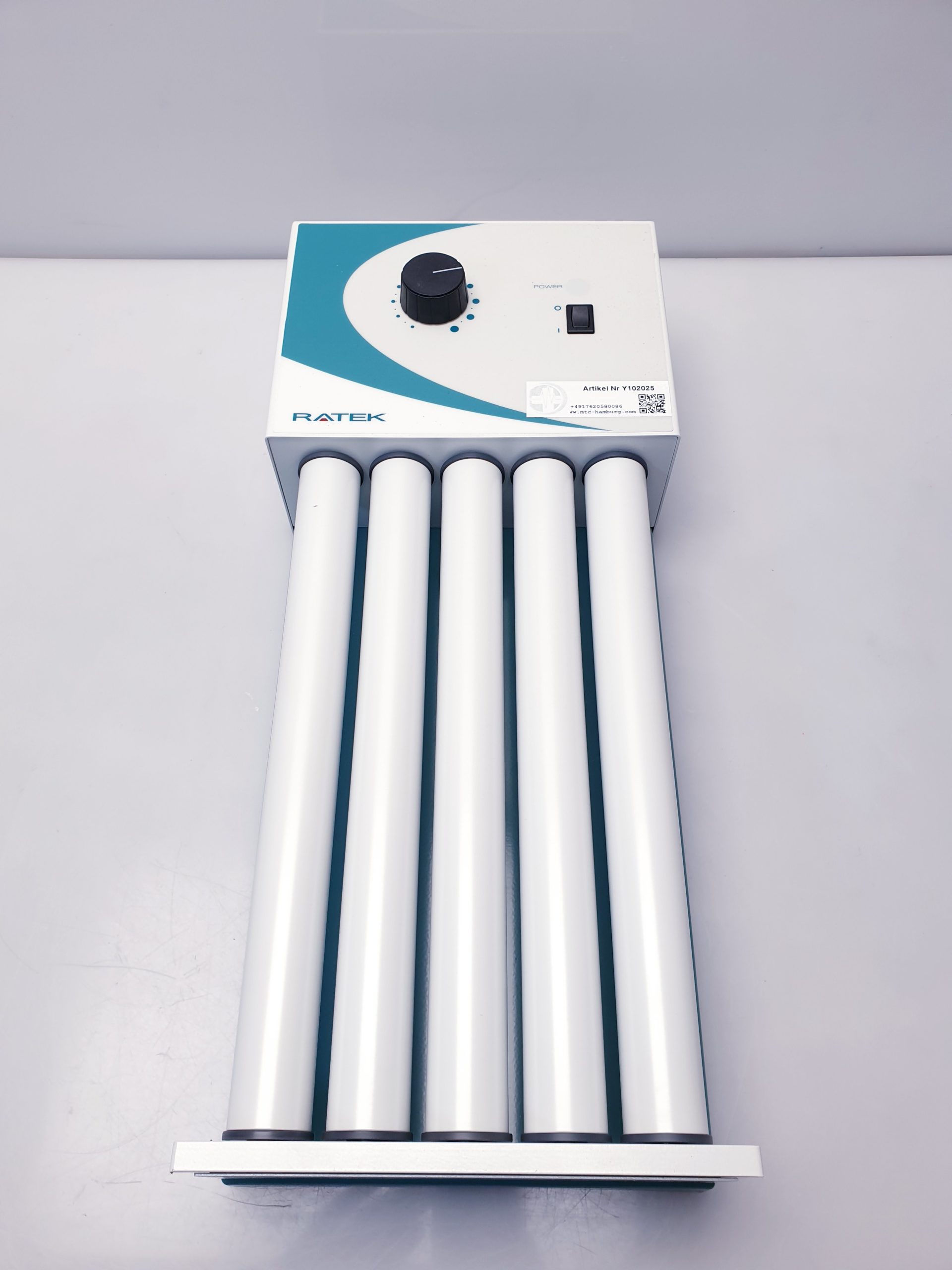 Ratek BTR5P-12V 5 Roller Tube Roller Mixer thumbnail 2