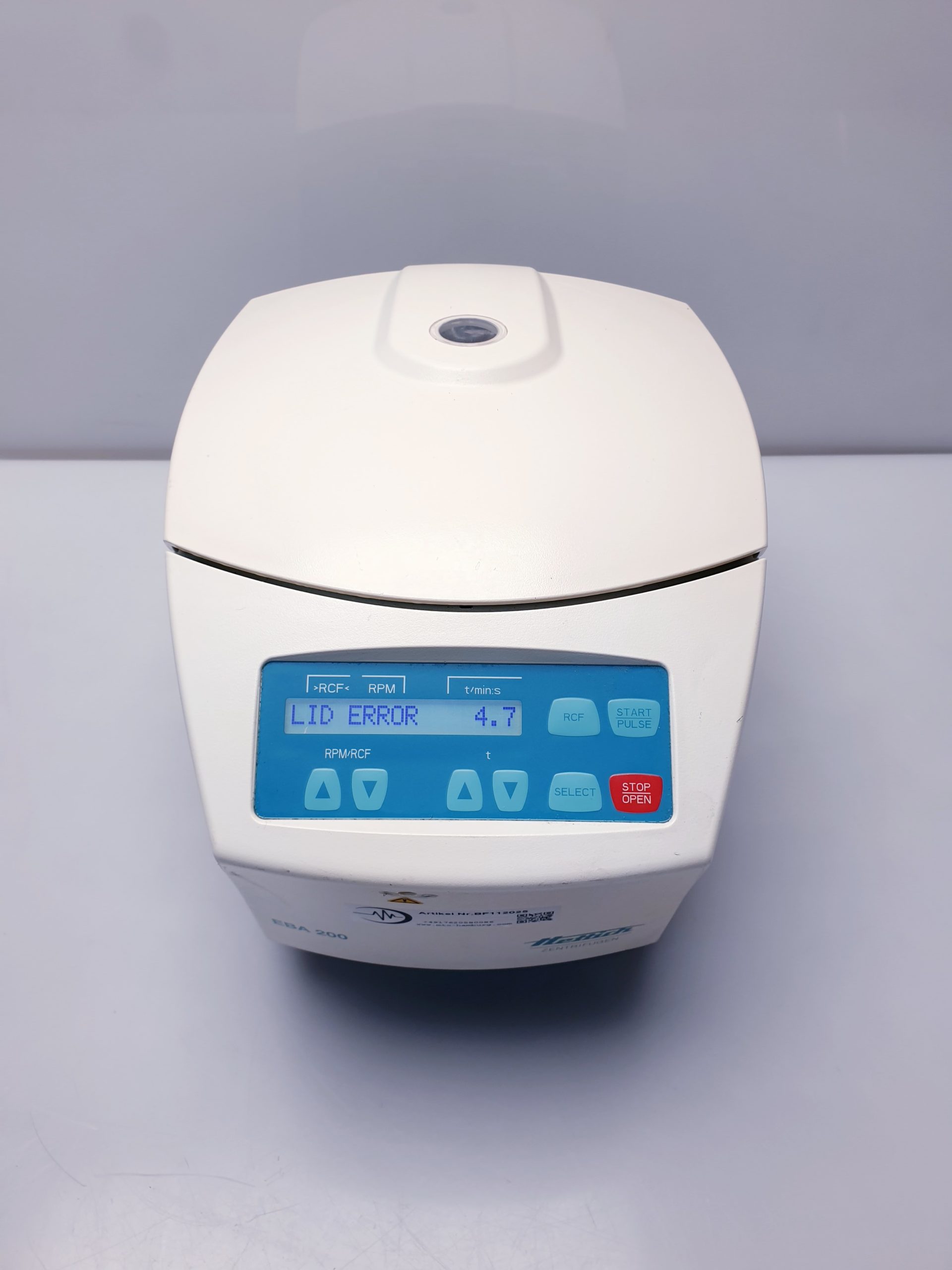 Hettich 1800 EBA 200 – EBA200 Kleinzentrifuge Zentrifuge thumbnail 2
