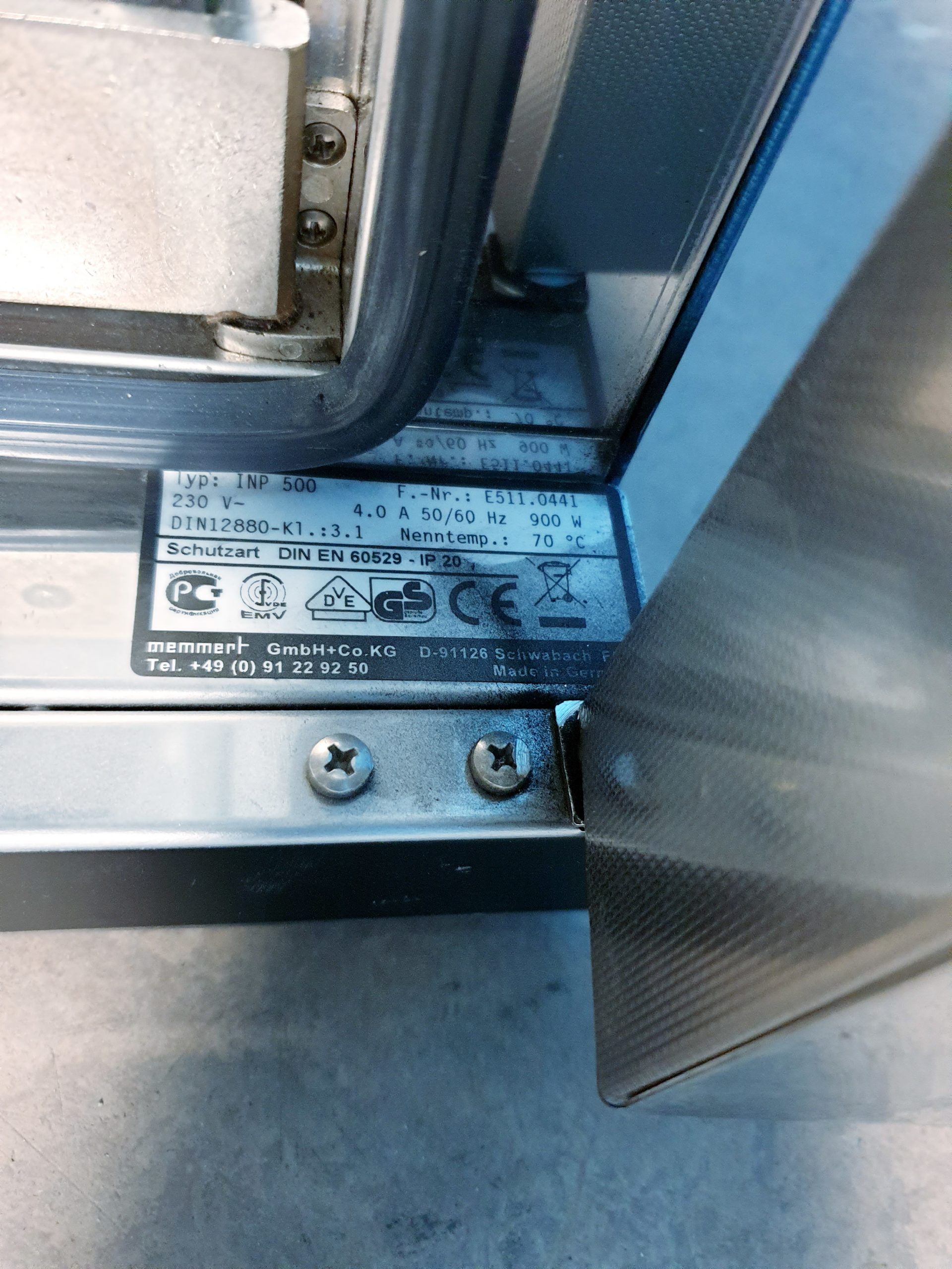 Memmert typ INP 500 INP500 – Inkubator thumbnail 11