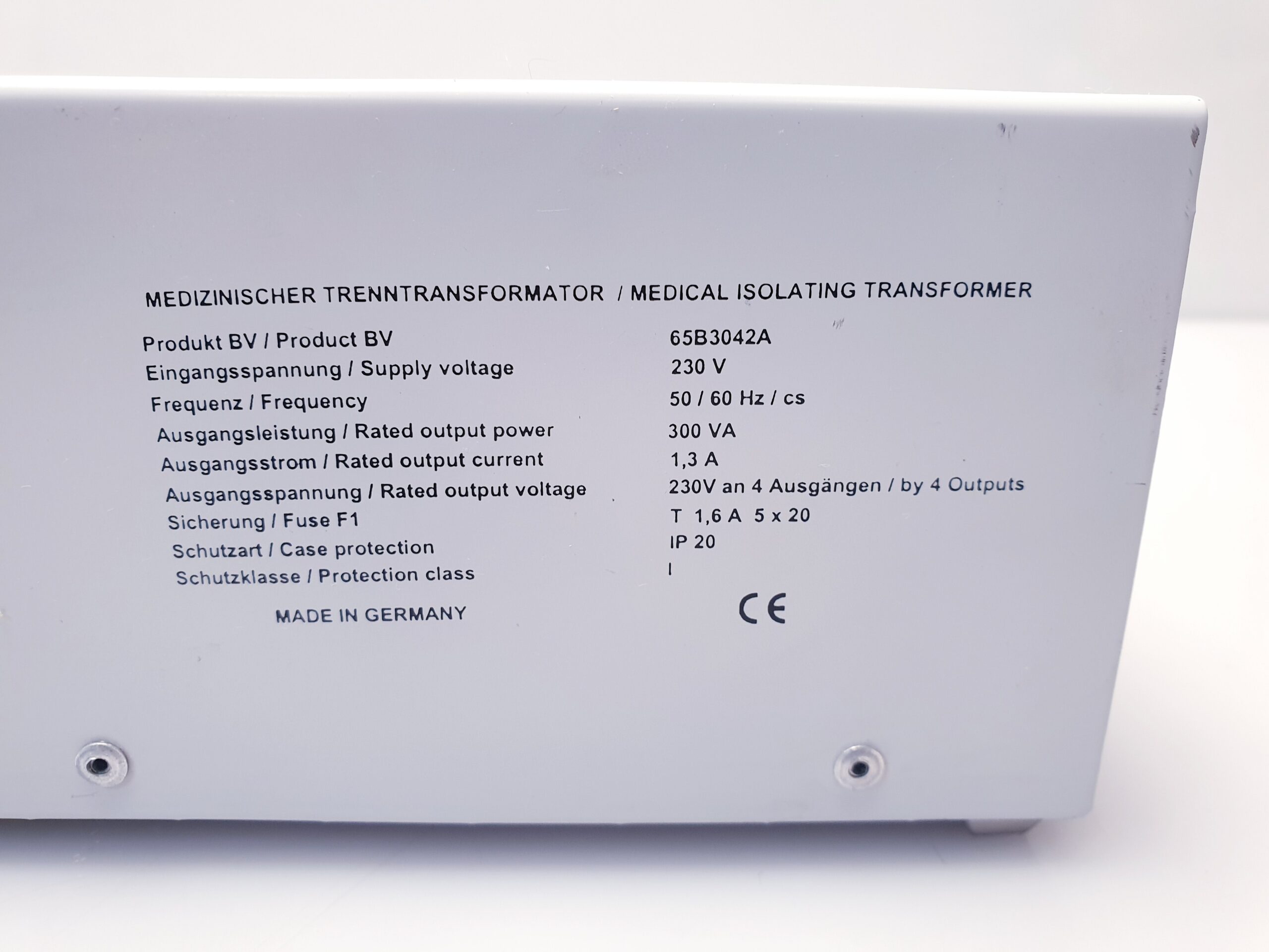 REO inductive components medizinischer trenntransformator REO-MED 300; MEDICAL ISOLATION TRANSFORMER thumbnail 2