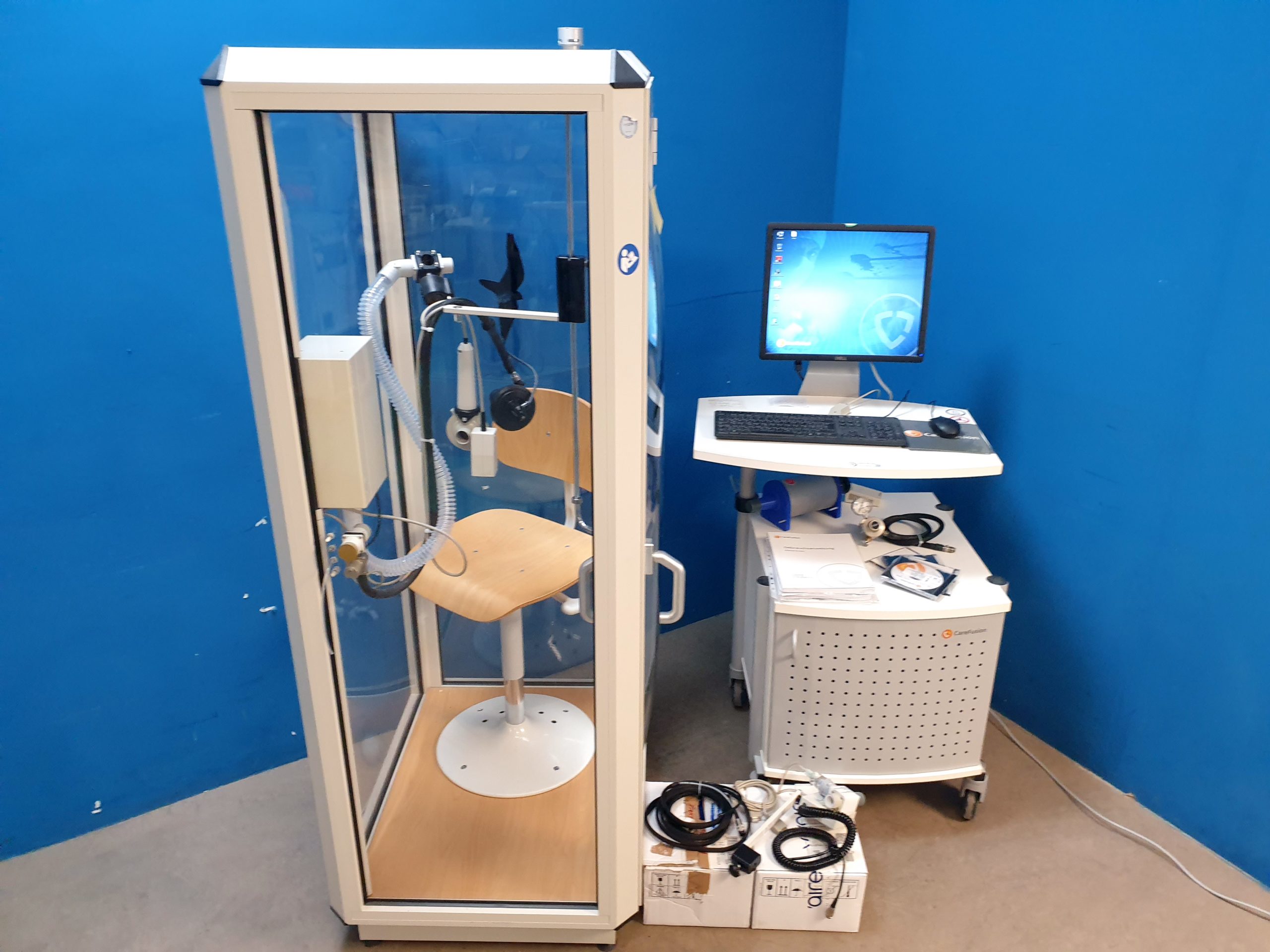 Carefusion Master Screen Body Diff Startlap Body Plethysmographe VIASYS 720252+ Calibration Pump 1L thumbnail 4