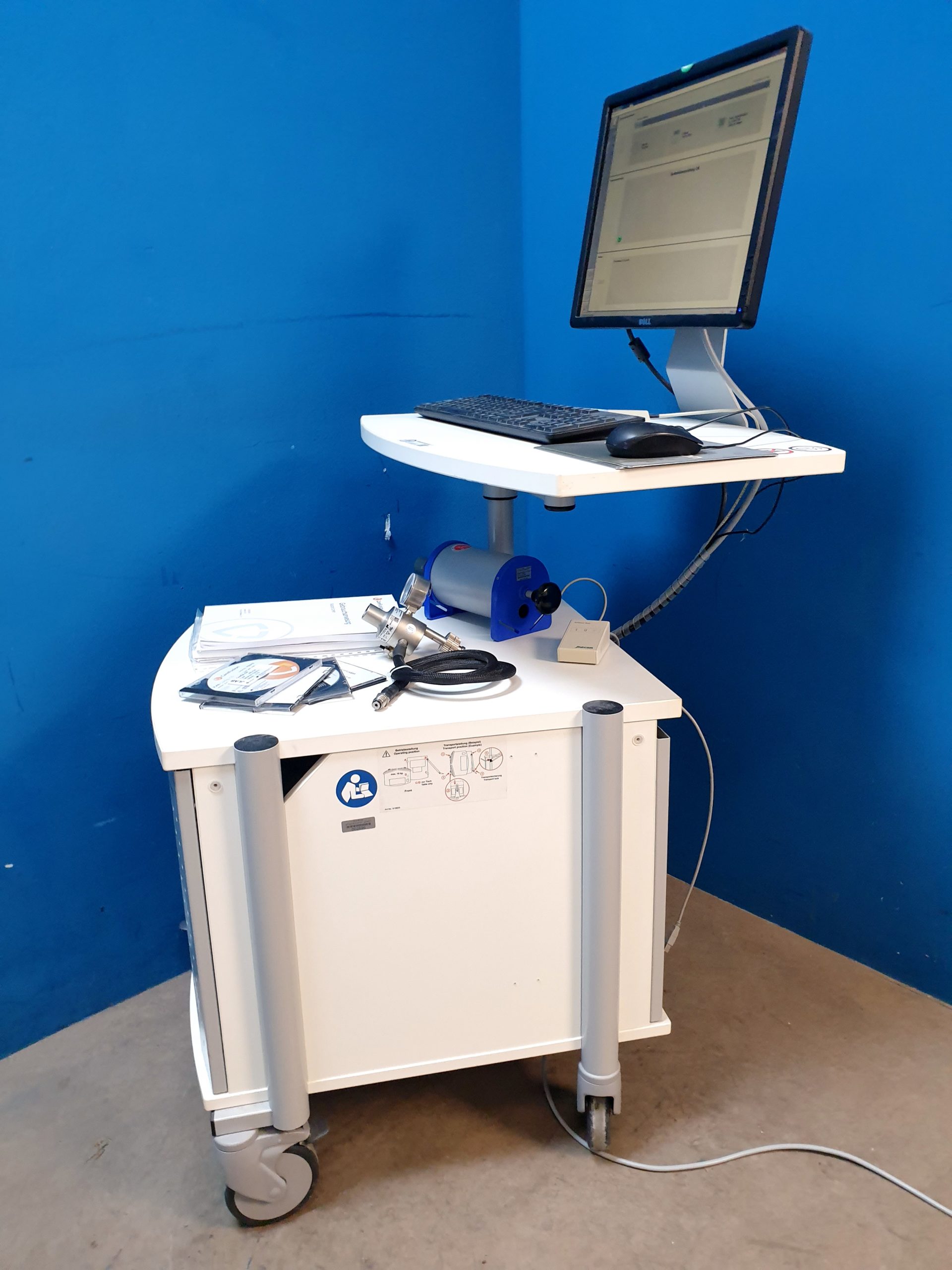 Carefusion Master Screen Body Diff Startlap Body Plethysmographe VIASYS 720252+ Calibration Pump 1L thumbnail 18