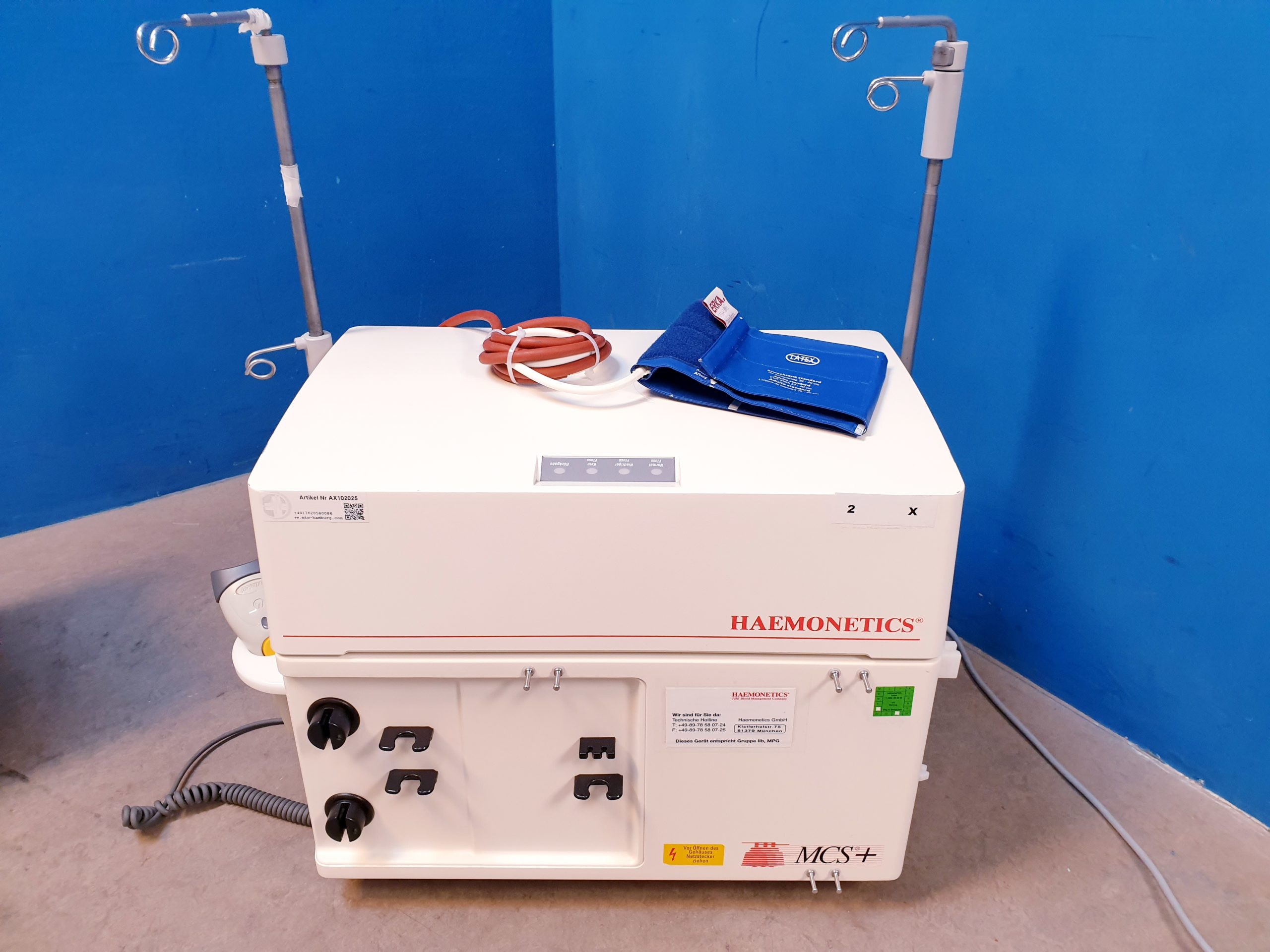 HAEMONETICS MCS plus 9000 Apheresesystem thumbnail 2