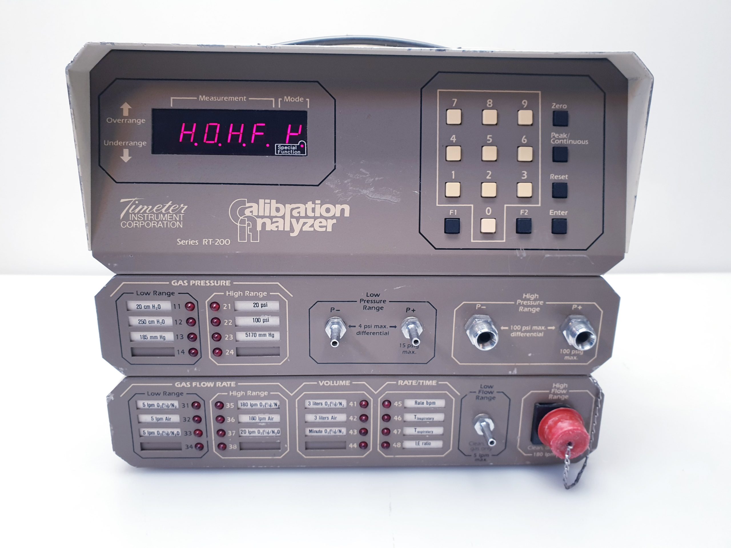 Timeter RT-200 Calibration Analyzer für medizinische Beatmungstechnik thumbnail 4