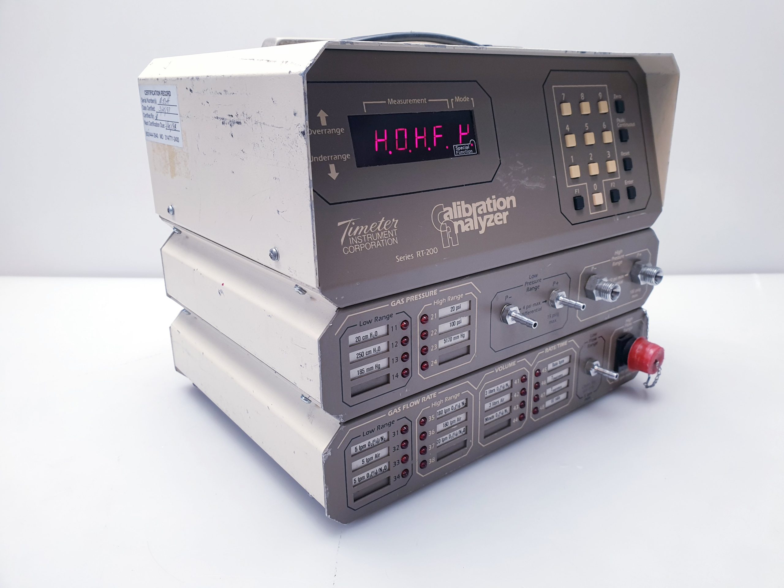 Timeter RT-200 Calibration Analyzer für medizinische Beatmungstechnik thumbnail 9