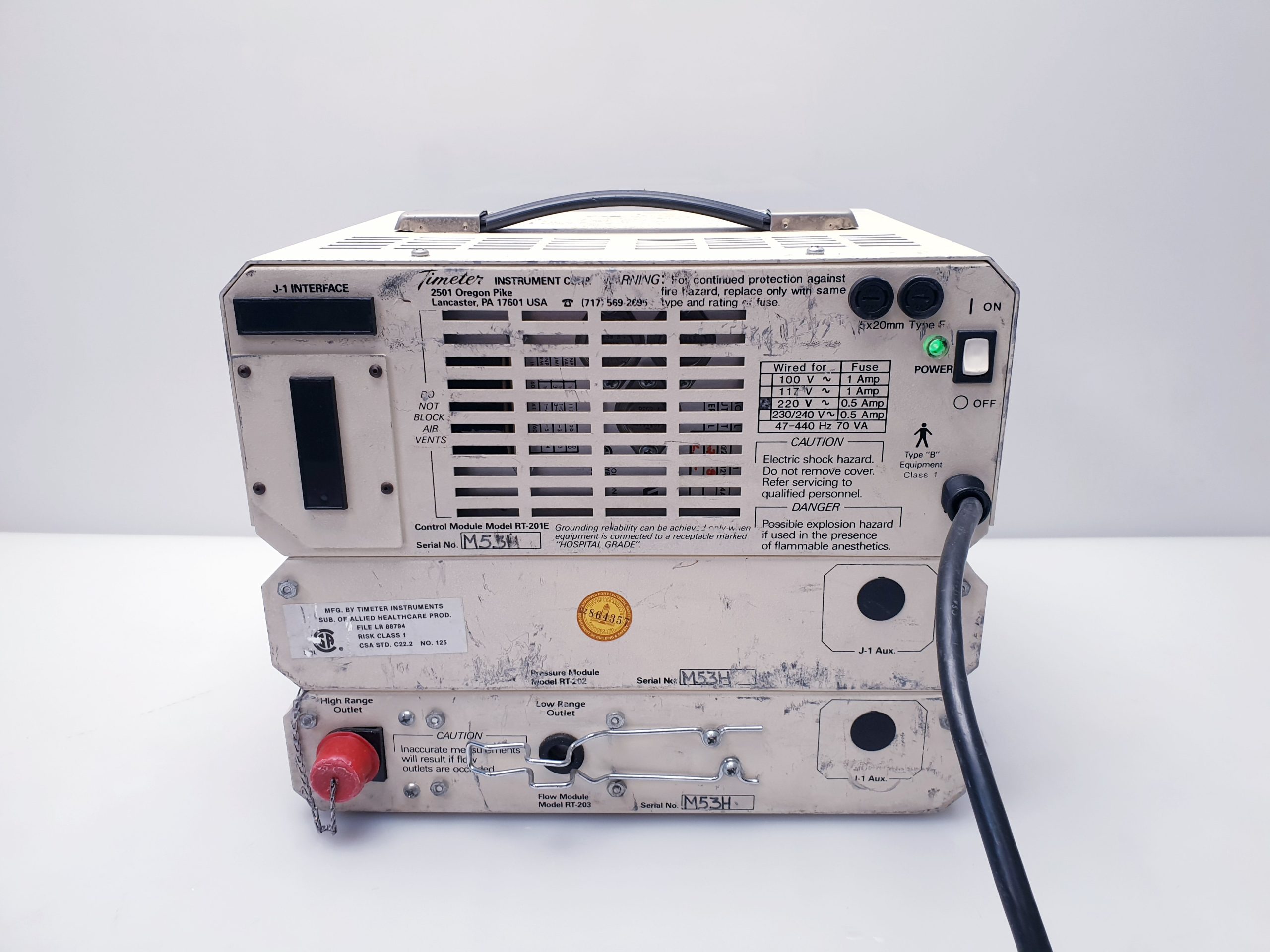 Timeter RT-200 Calibration Analyzer für medizinische Beatmungstechnik thumbnail 10