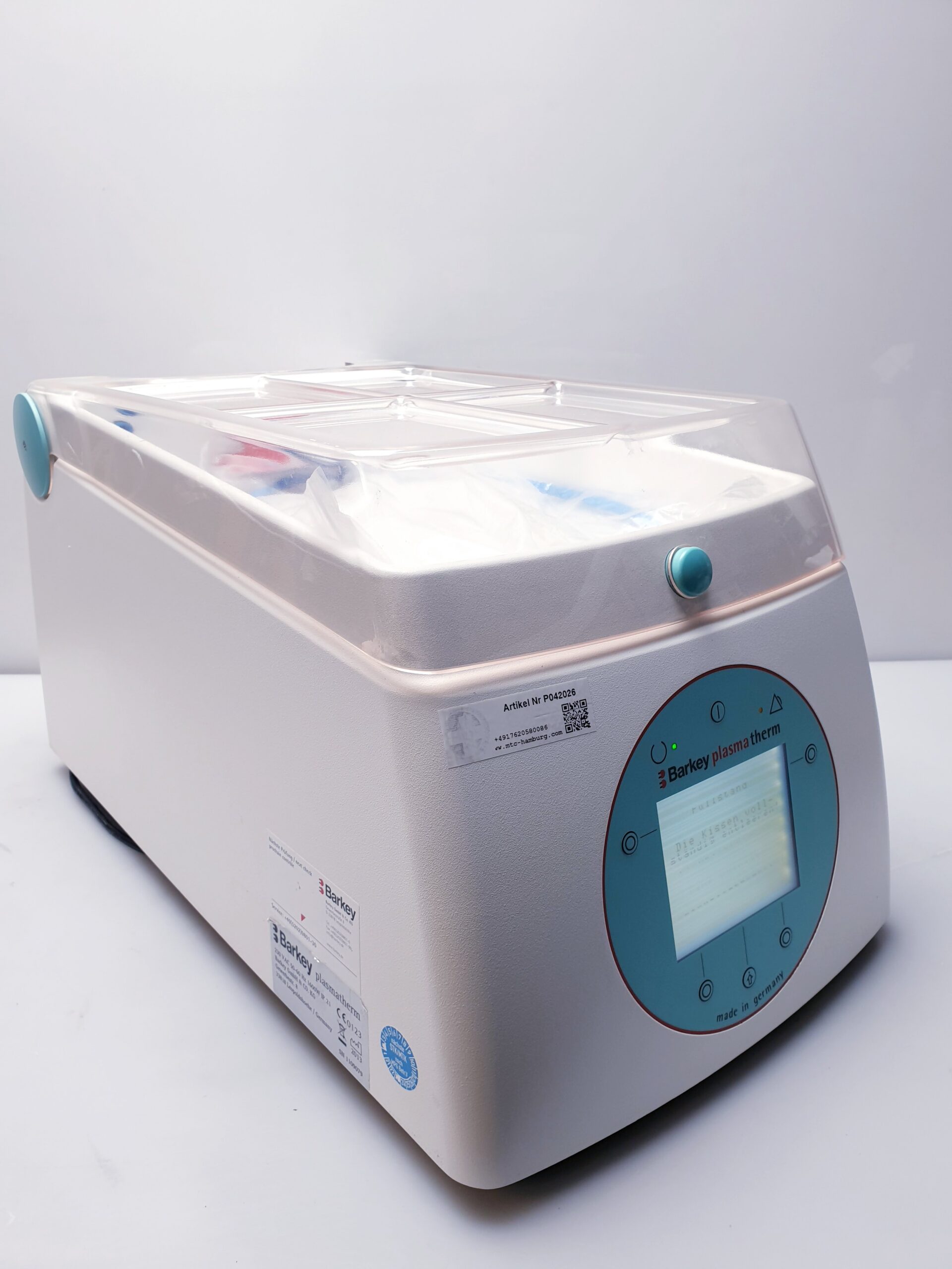 Barkey plasmatherm Wärmegerät Plasma Blut Auftaugerät Temperiergerät thumbnail 23